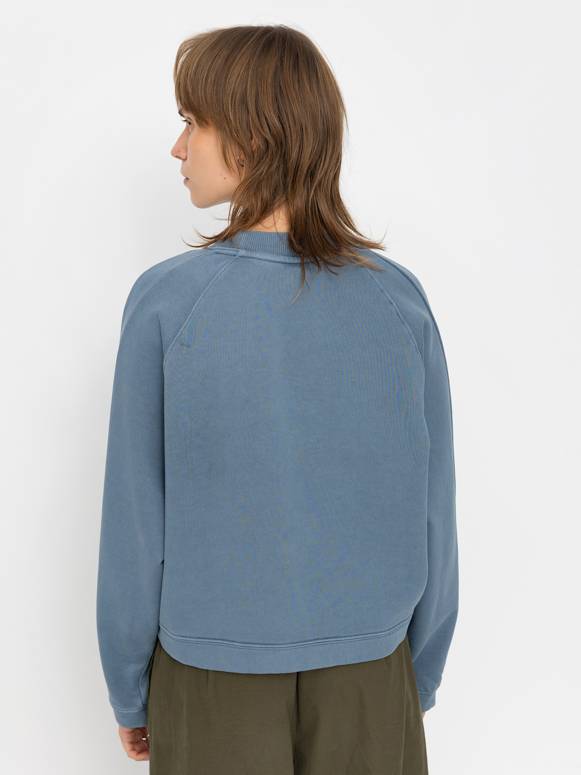 Mikina Quiksilver Uni Crew Block Screen Wmn (vintage indigo)