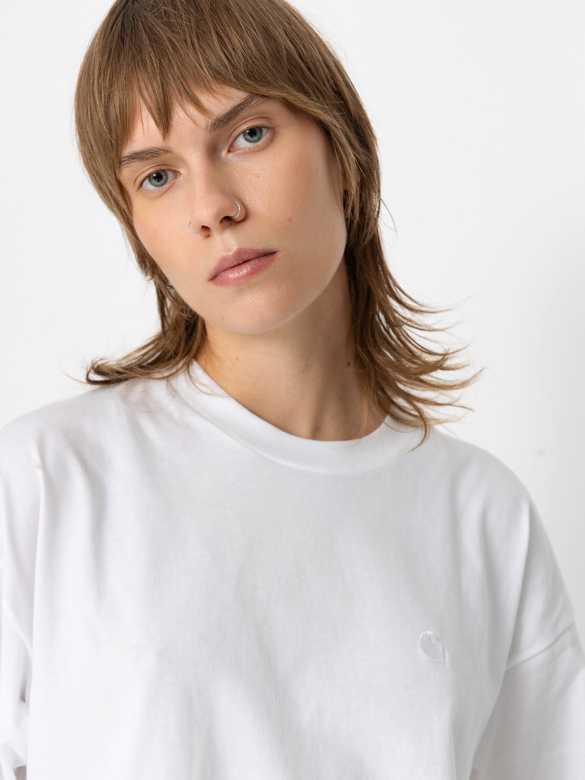 Tričko Carhartt WIP Chester Wmn (white)