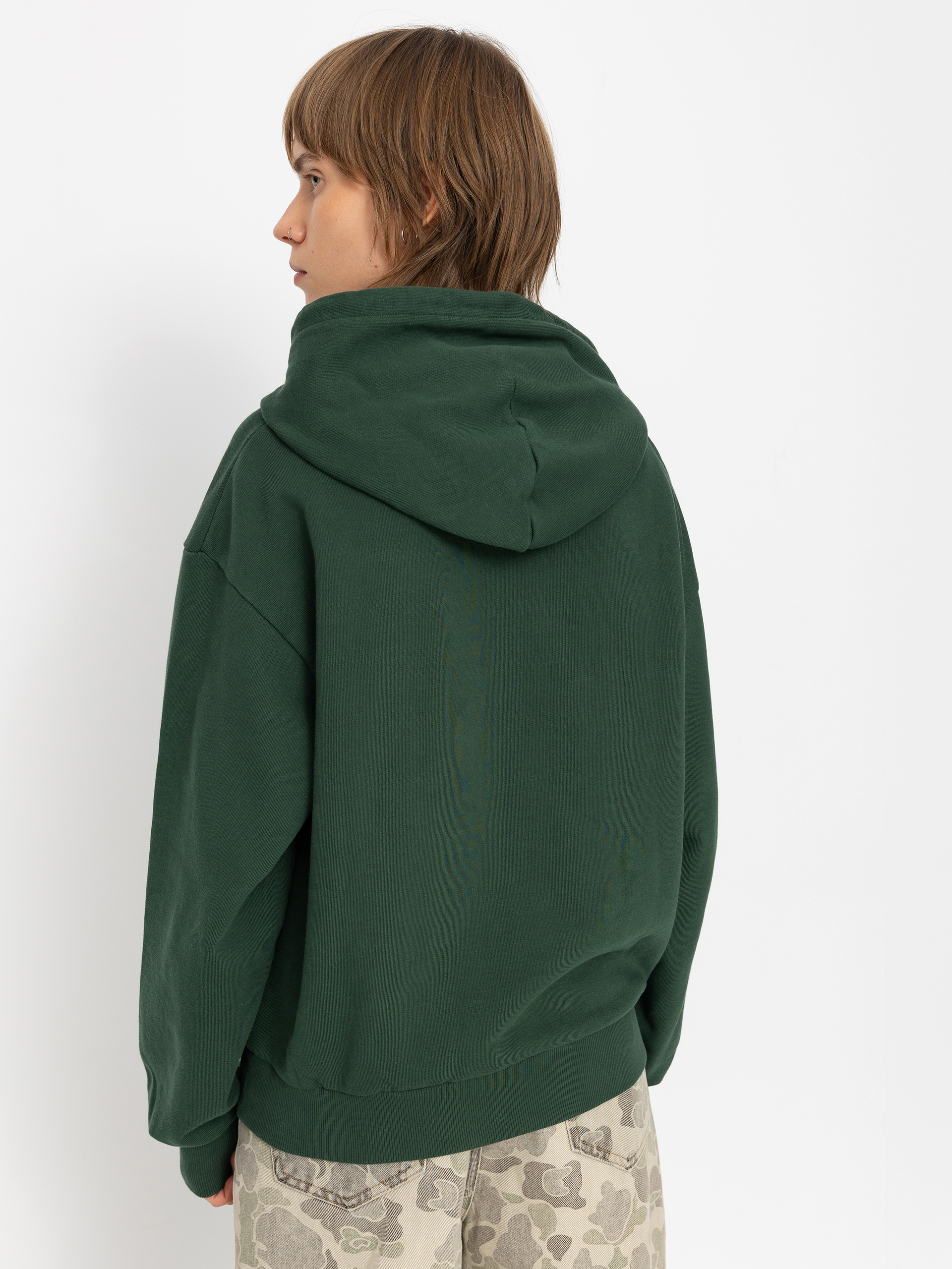 Mikina s kapucňou Carhartt WIP Casey HD Wmn (sycamore tree/silver)