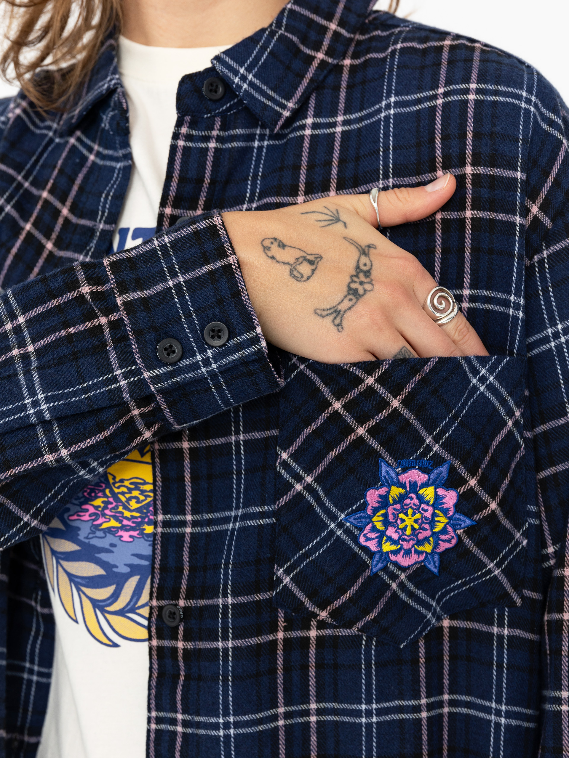 Sukňa Santa Cruz Portland Wmn (blue check)