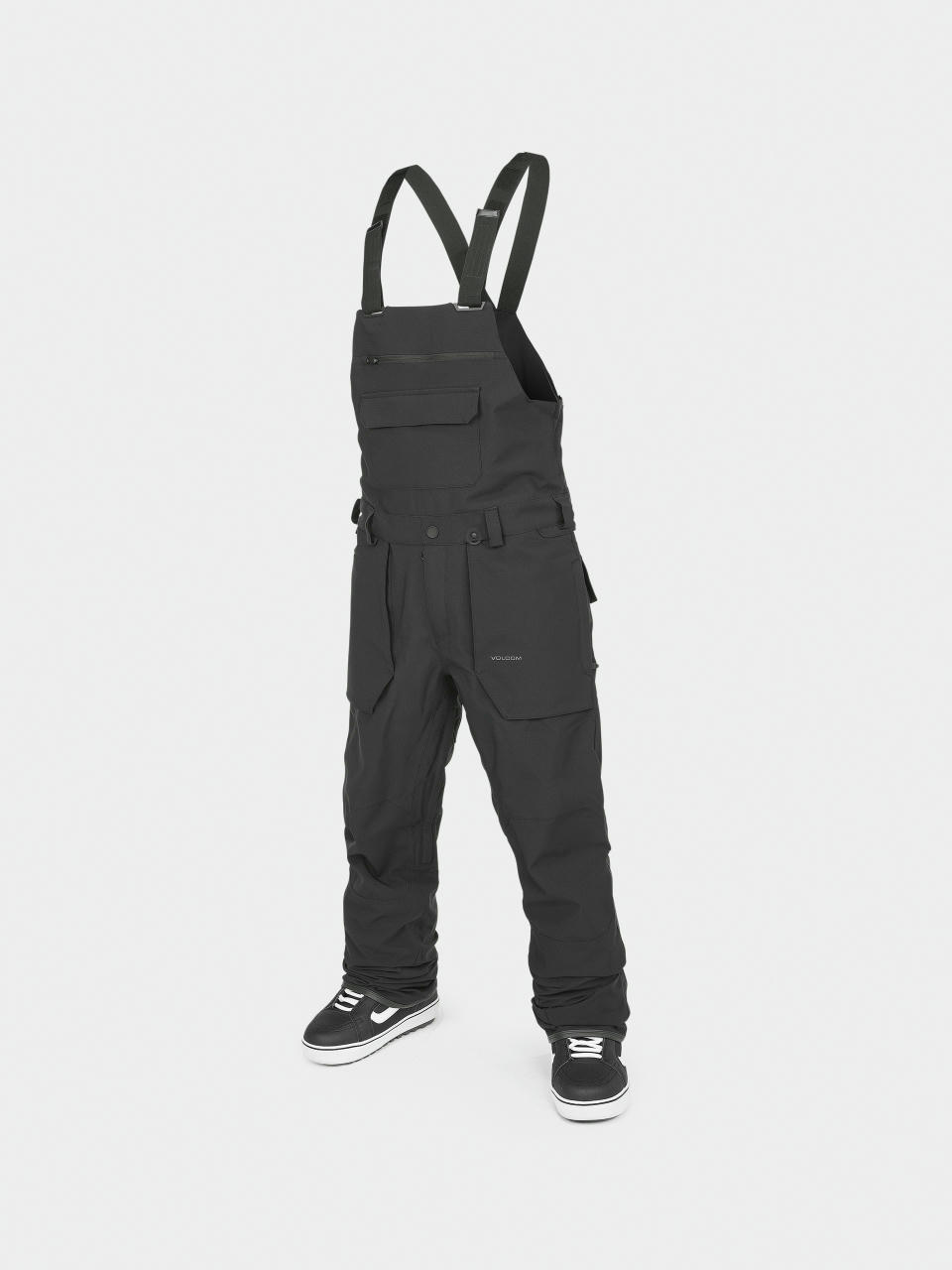 Pánske Snowboardové nohavice Volcom Roan Bib Overall (black)