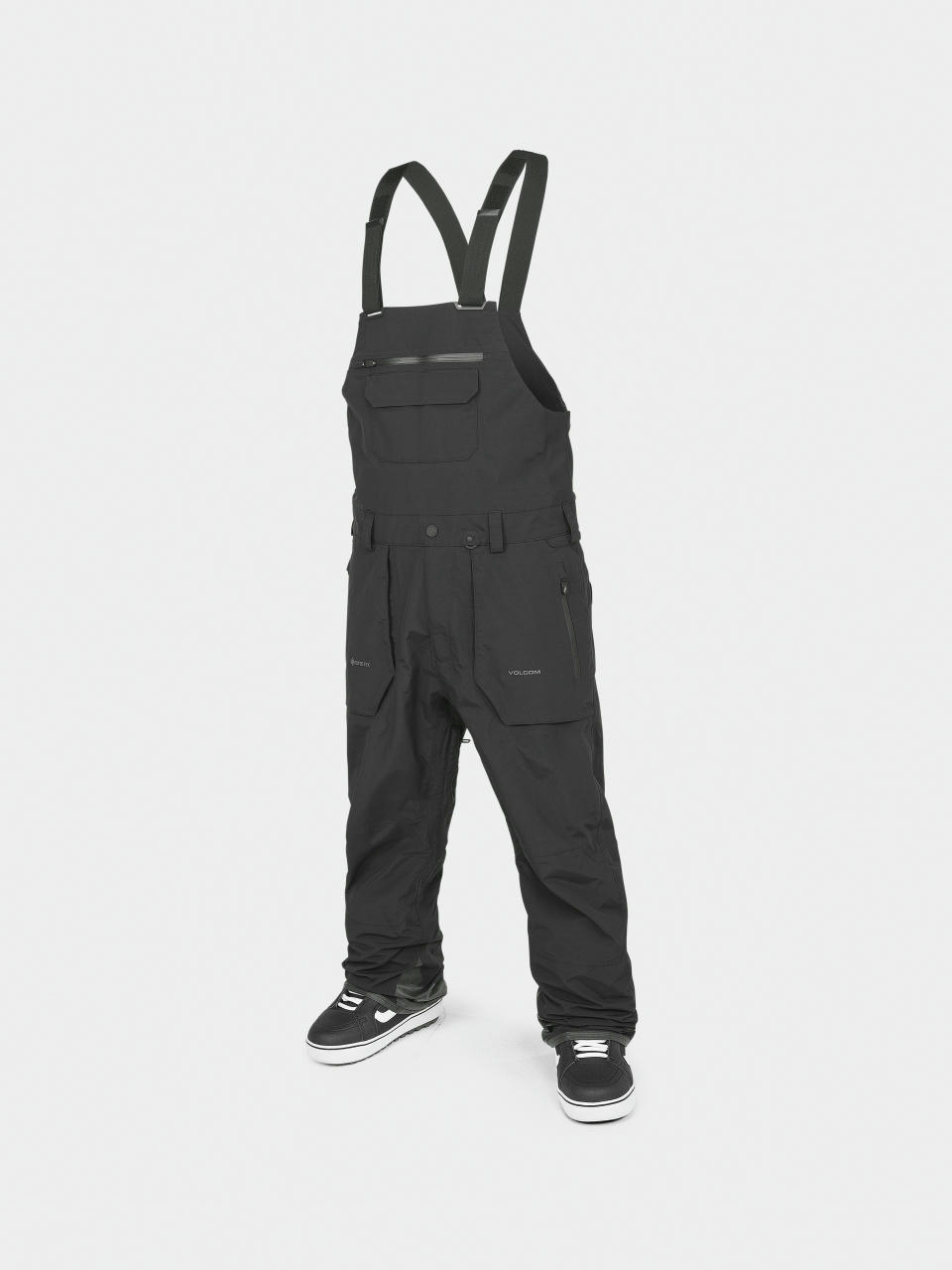 Pánske Snowboardové nohavice Volcom Rain Gore Tex Bib Overall (black)