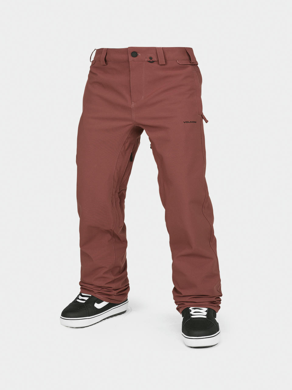 Pánske Snowboardové nohavice Volcom Freakin Snow Chino (redwood)