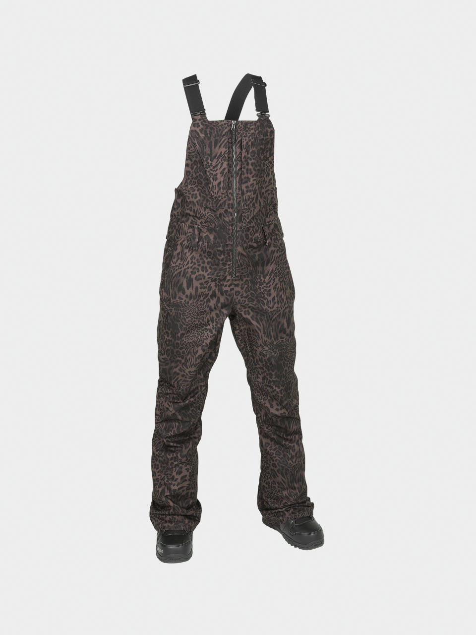 Snowboardové nohavice Volcom Swift Bib Overall Wmn (leopard)