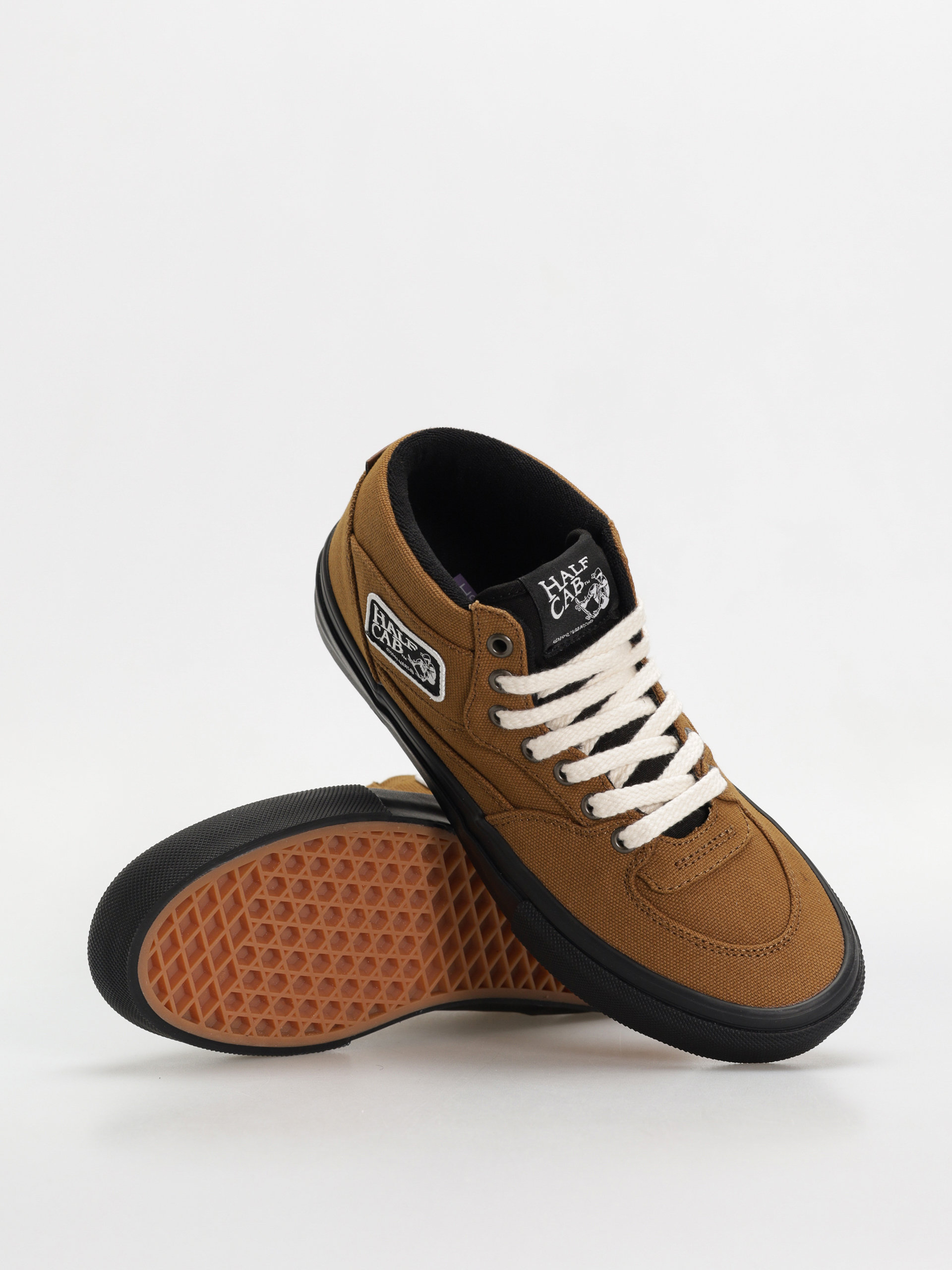 Topánky Vans Skate Half Cab (duck canvas golden brown/black)