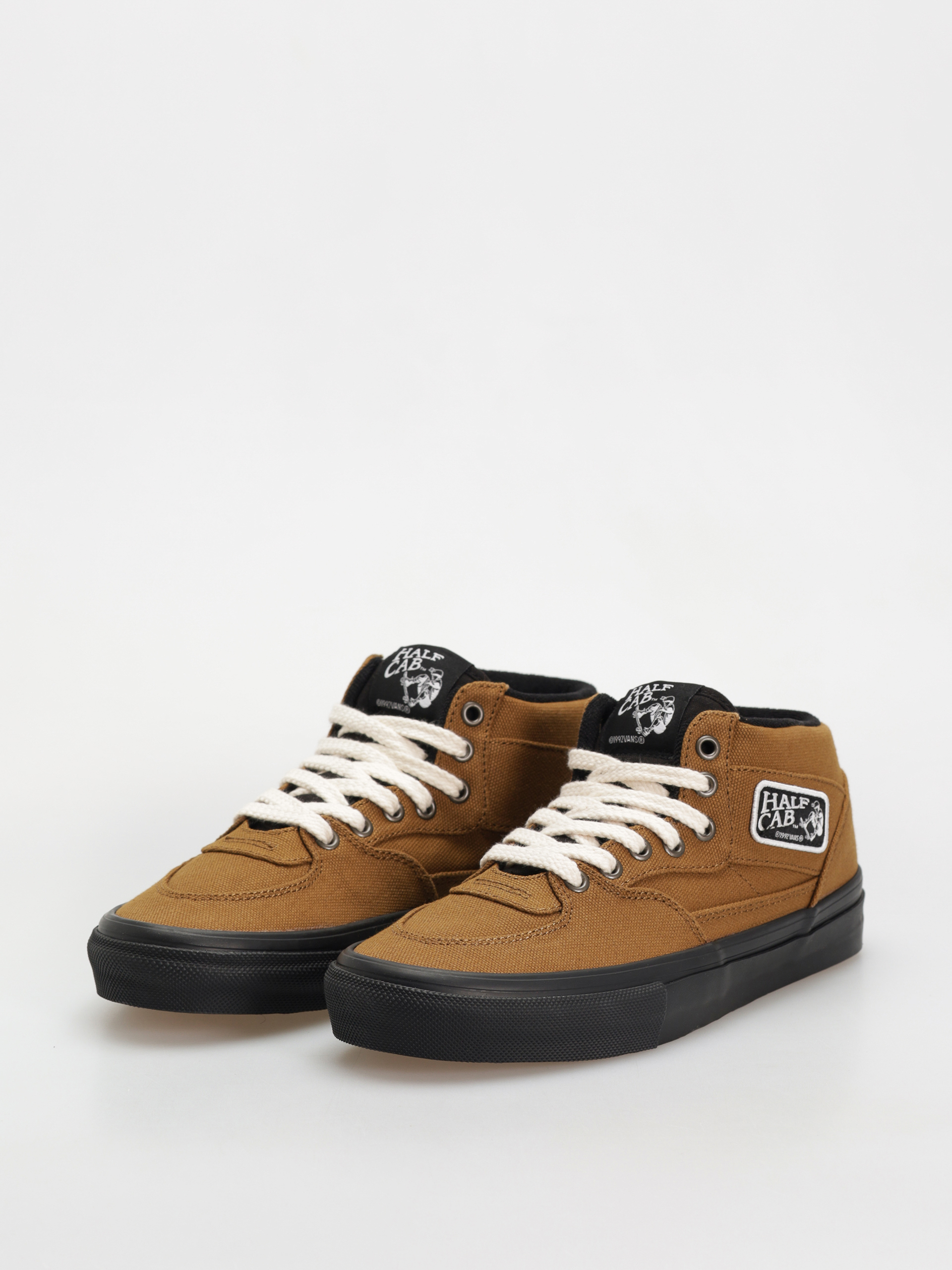 Topánky Vans Skate Half Cab (duck canvas golden brown/black)