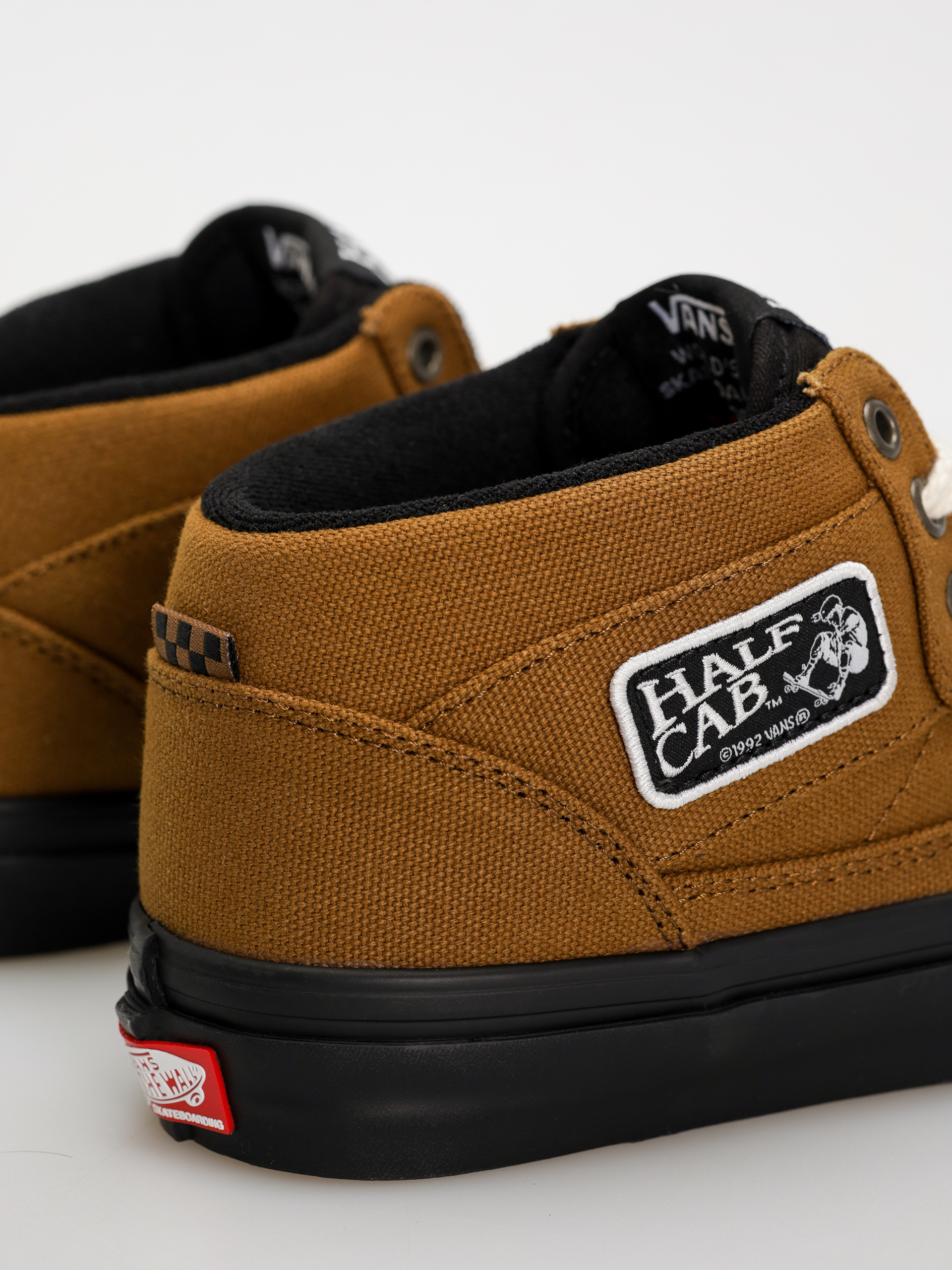 Topánky Vans Skate Half Cab (duck canvas golden brown/black)