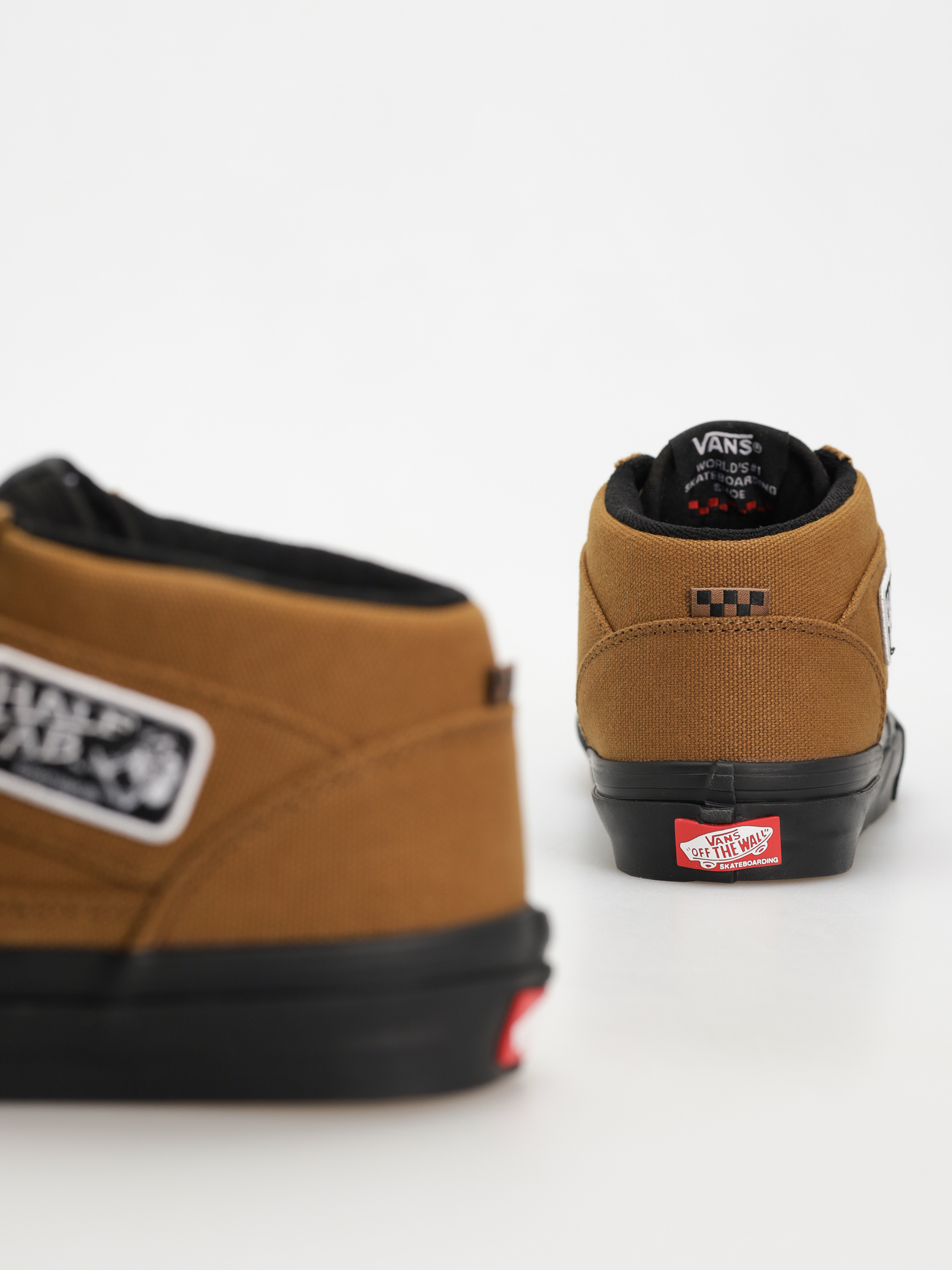 Topánky Vans Skate Half Cab (duck canvas golden brown/black)