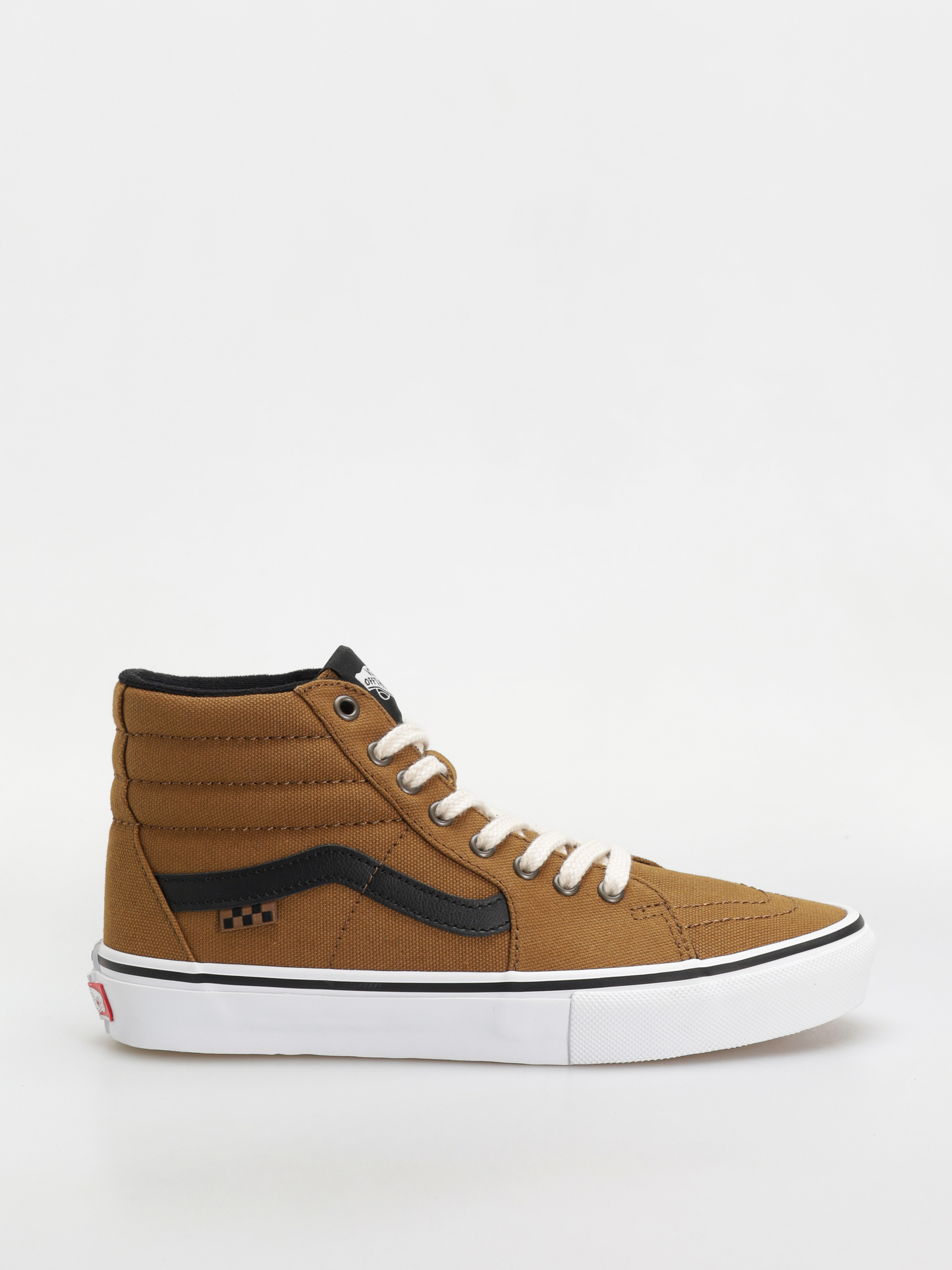 Topánky Vans Skate Sk8 Hi (duck canvas golden brown)