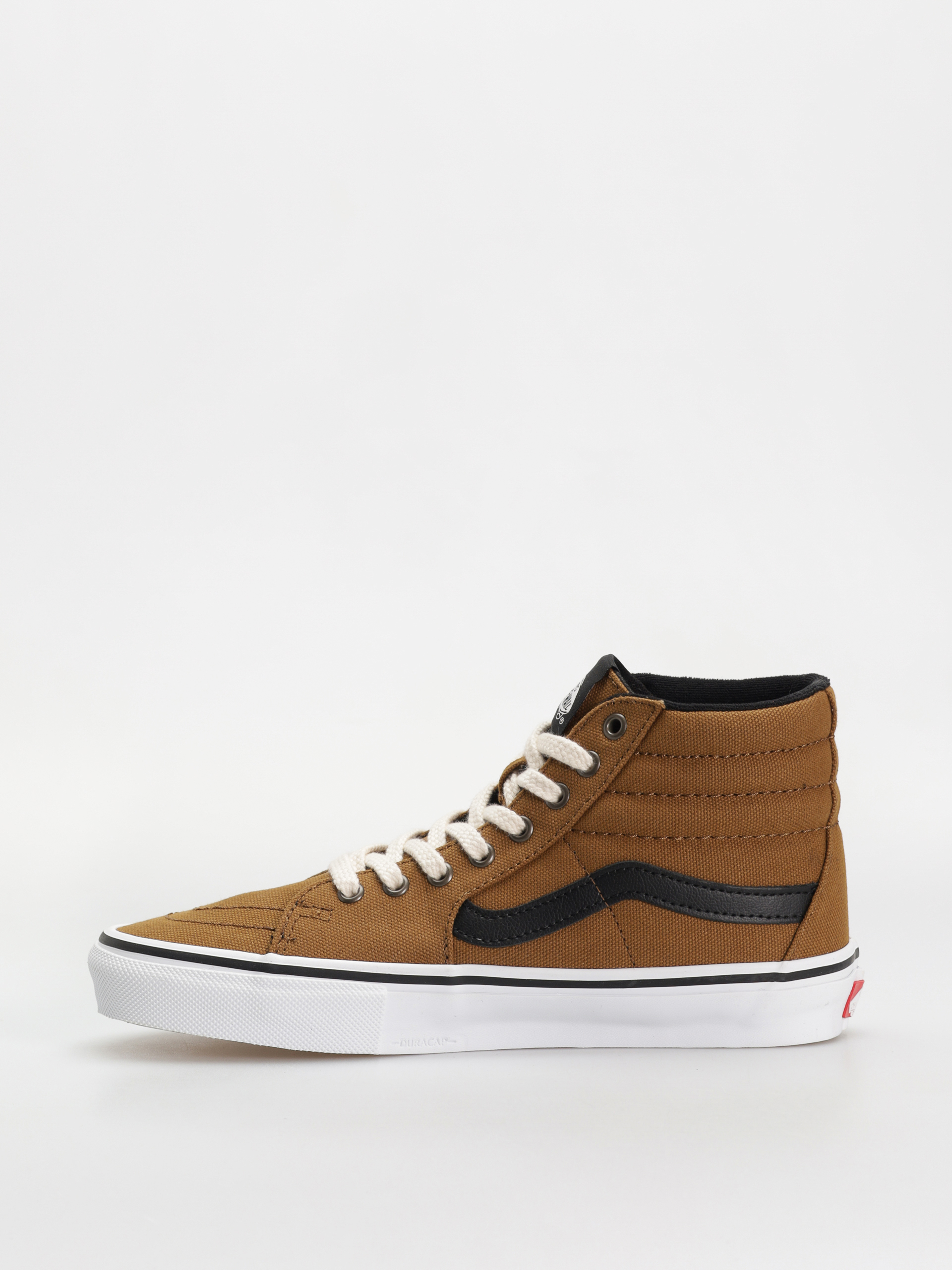 Topánky Vans Skate Sk8 Hi (duck canvas golden brown)