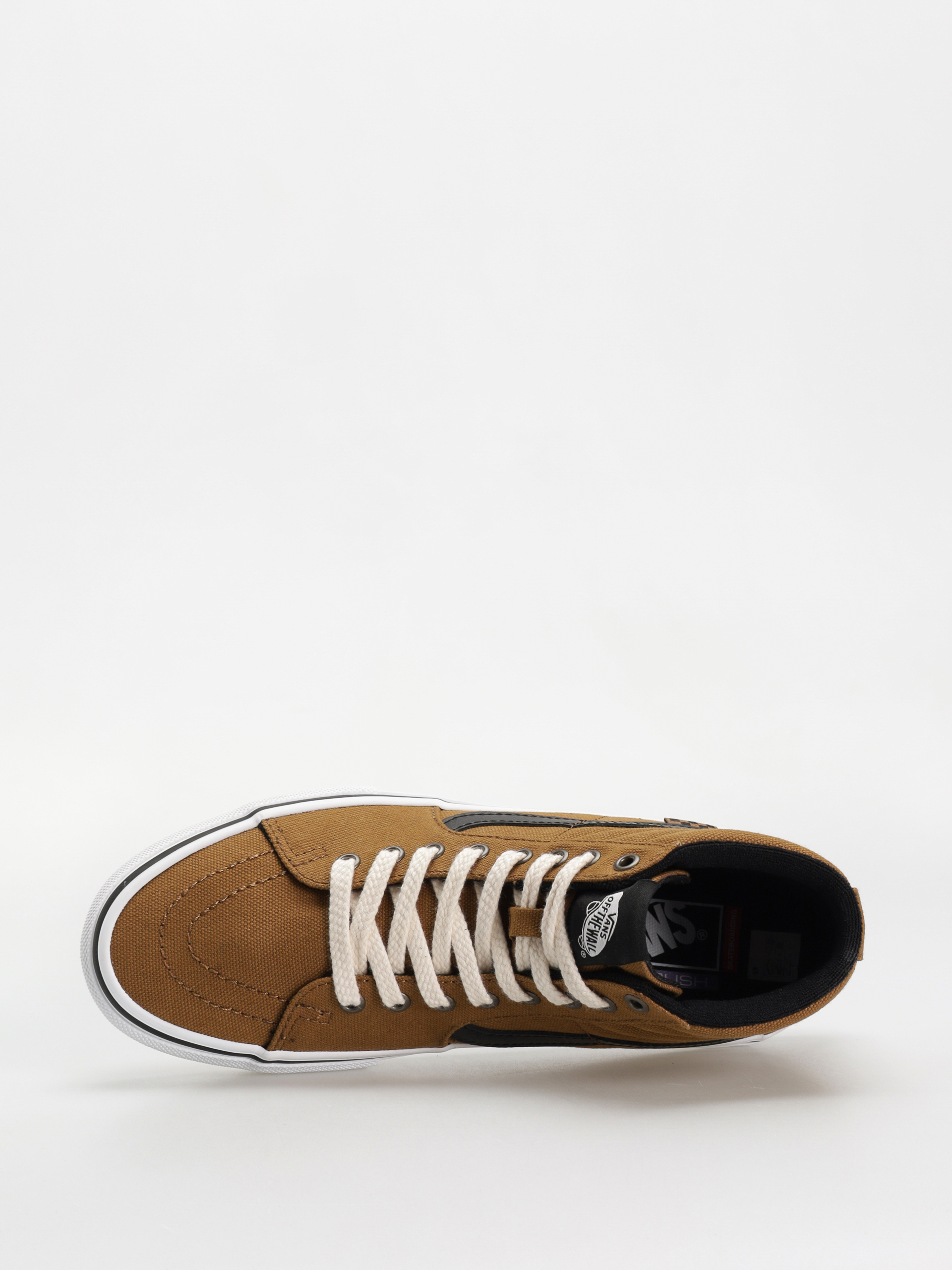 Topánky Vans Skate Sk8 Hi (duck canvas golden brown)