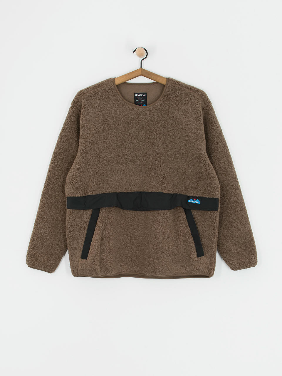 Pánsky Flísová mikina Kavu Port Pullover (walnut)