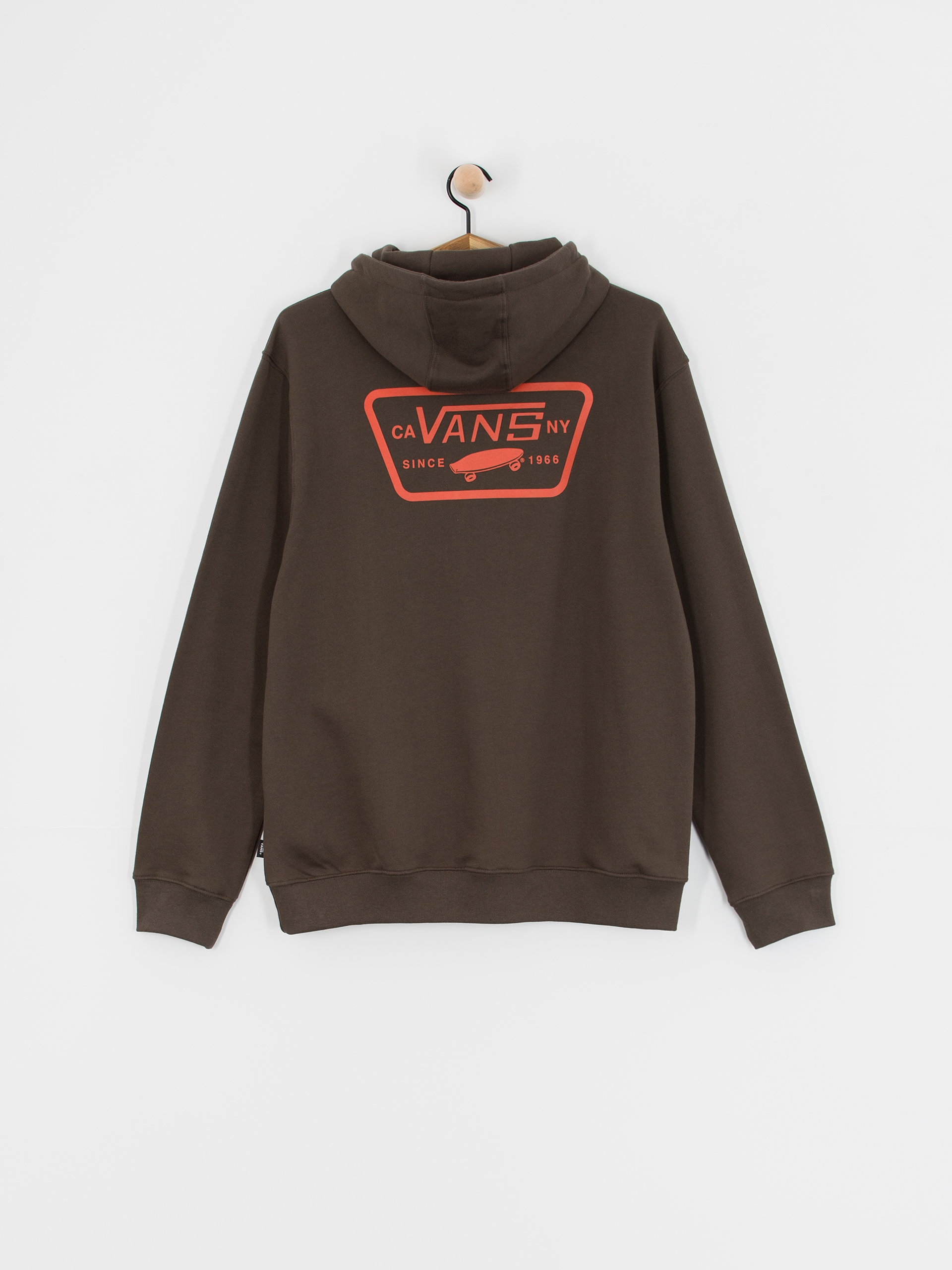 Mikina s kapucňou Vans Full Patch HD (turkish coffee)