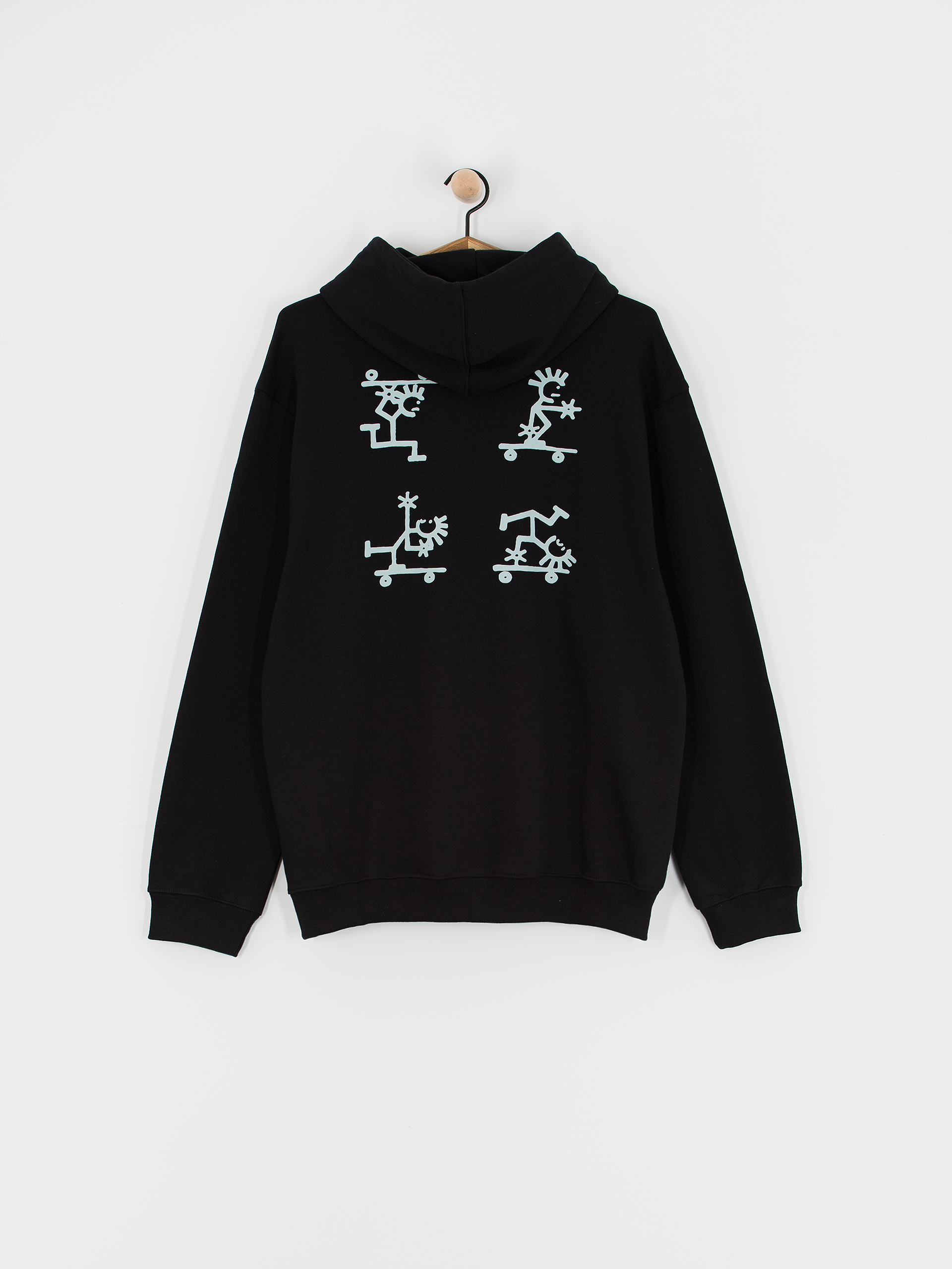 Mikina s kapucňou Vans Nimi Sk8 Loose HD (black)