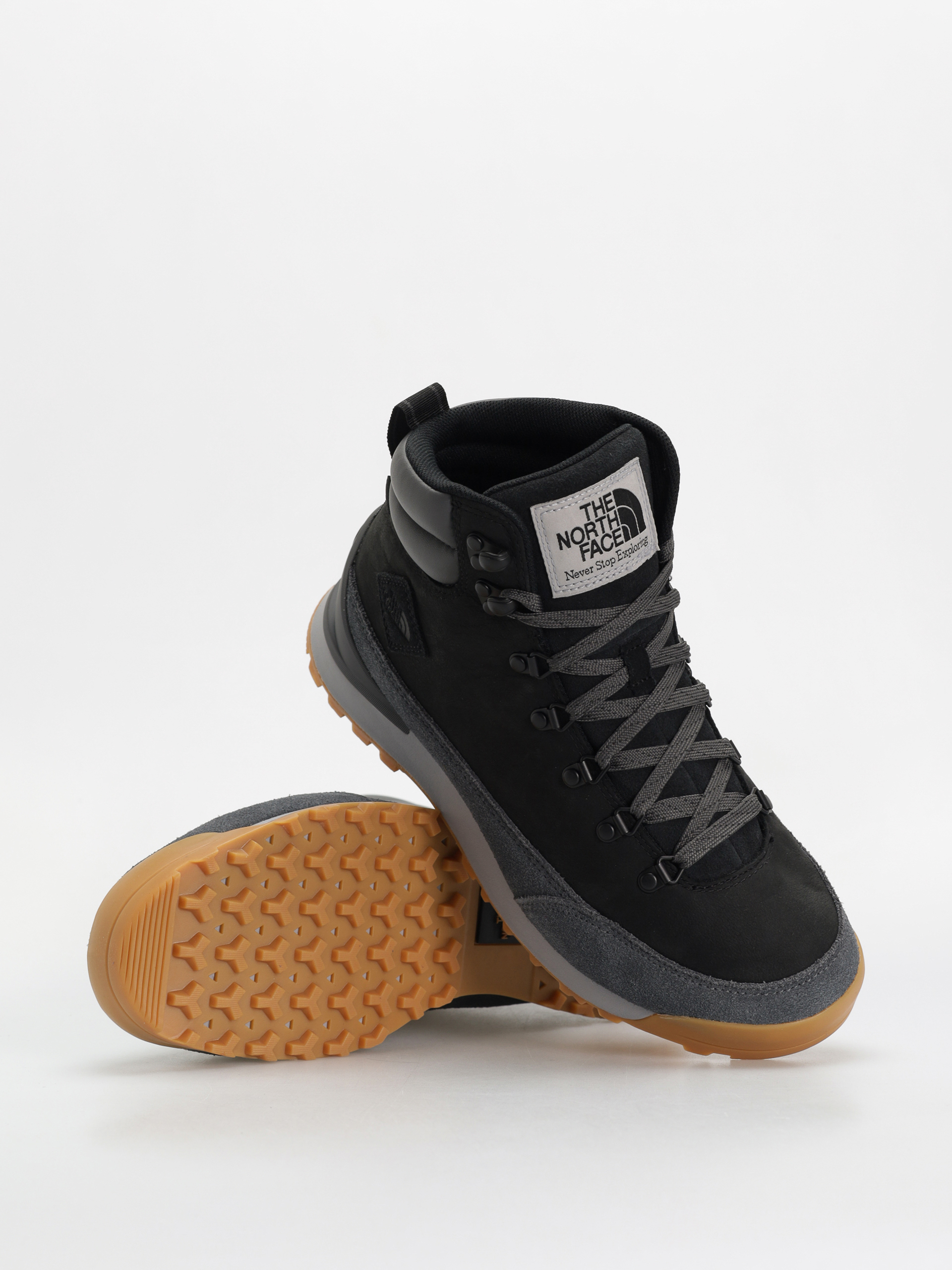 Topánky The North Face Back To Berkeley Iv Leather Wp (tnf black/asphalt grey)