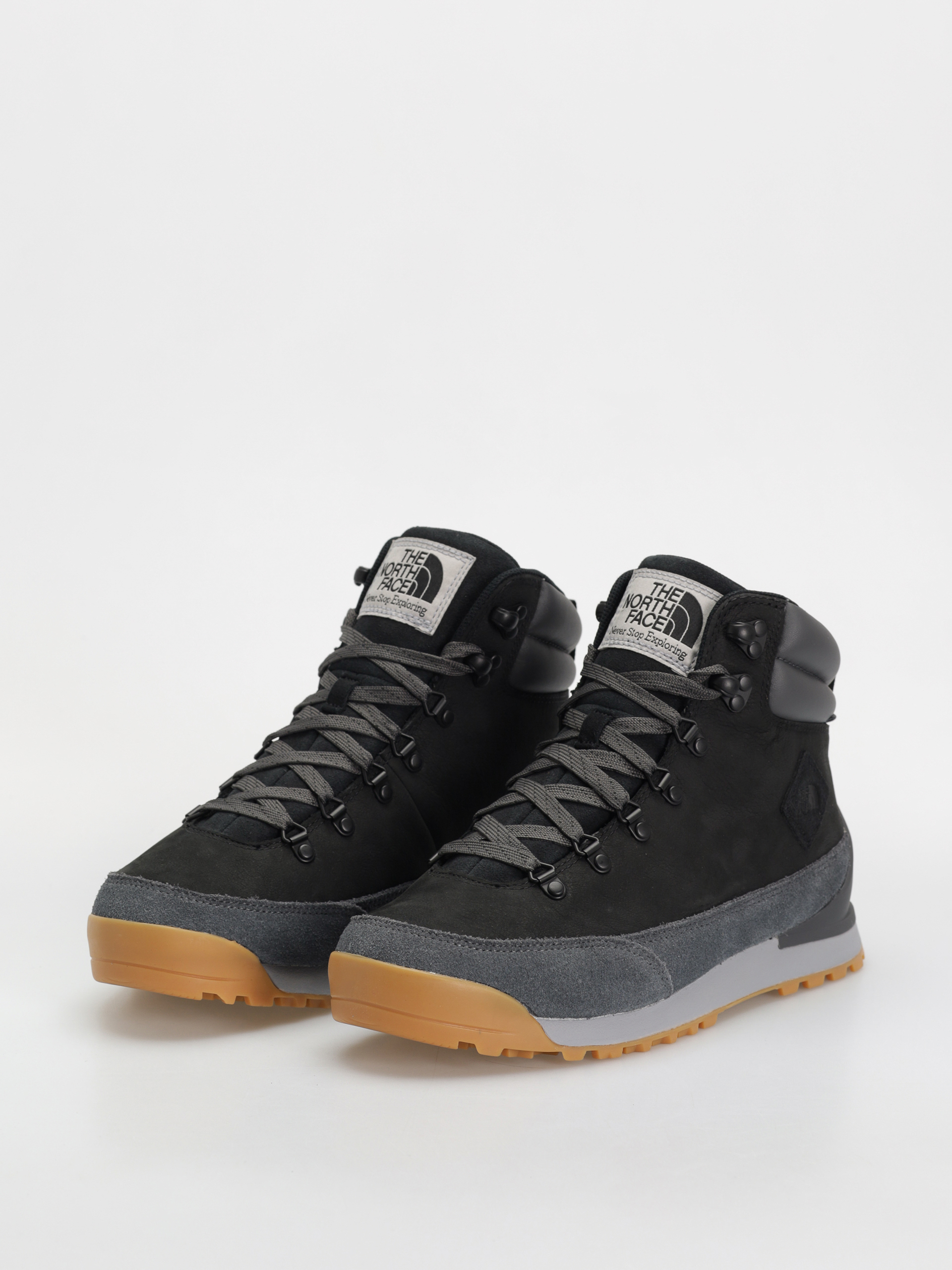Topánky The North Face Back To Berkeley Iv Leather Wp (tnf black/asphalt grey)