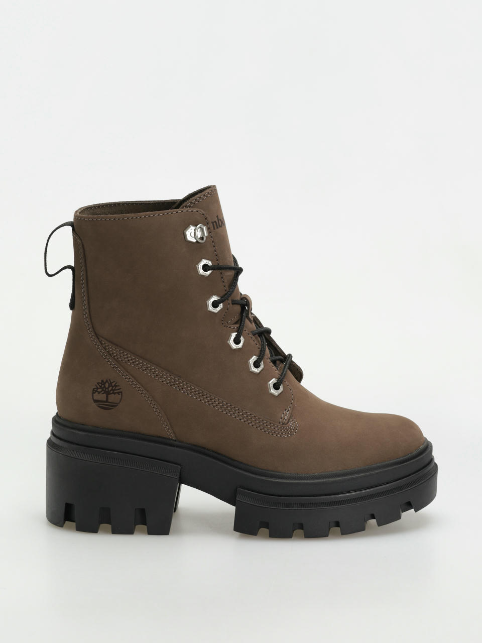 Zimné topánky Timberland Everleigh Mid Lace Up Wmn (medium brown nubuck)