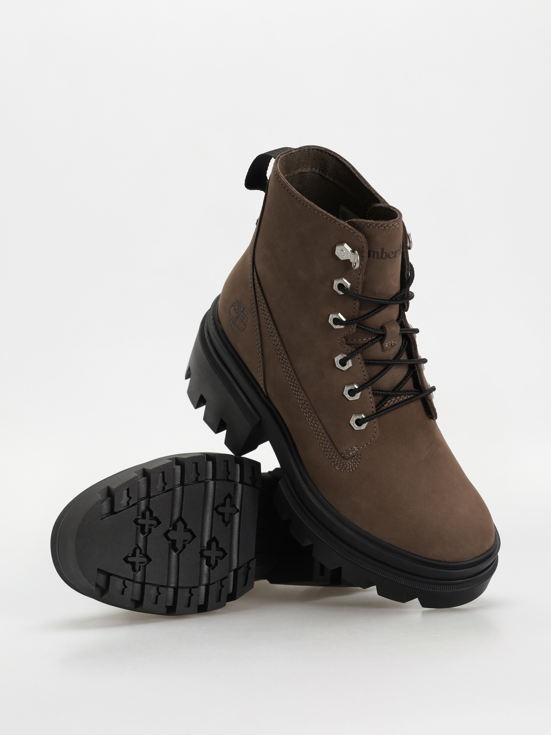Zimné topánky Timberland Everleigh Mid Lace Up Wmn (medium brown nubuck)