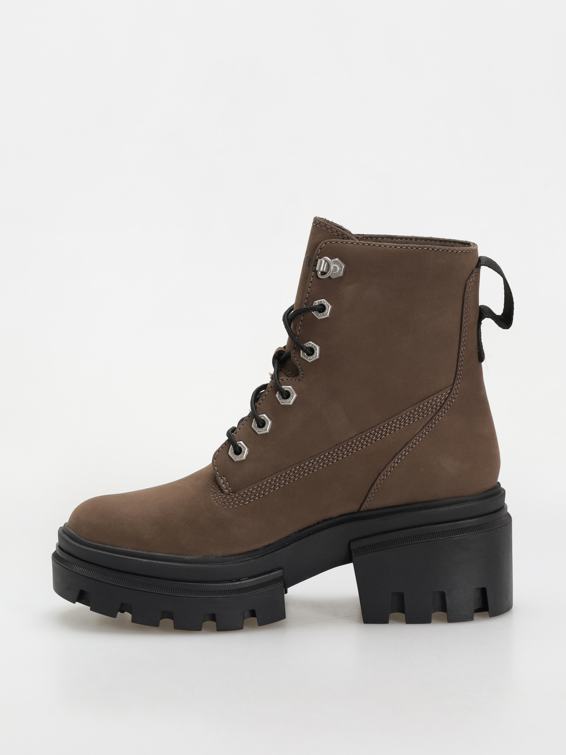 Zimné topánky Timberland Everleigh Mid Lace Up Wmn (medium brown nubuck)