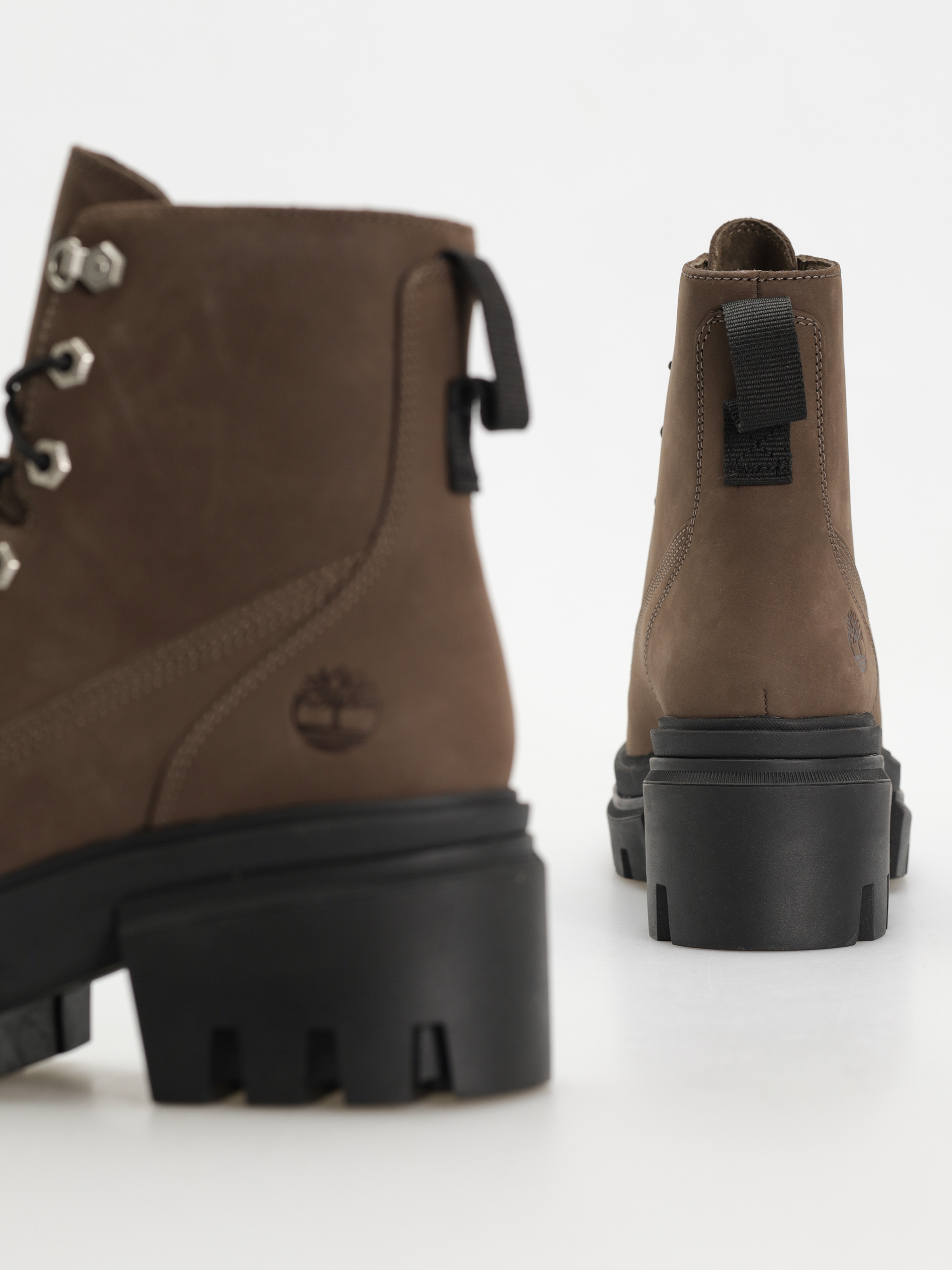 Zimné topánky Timberland Everleigh Mid Lace Up Wmn (medium brown nubuck)