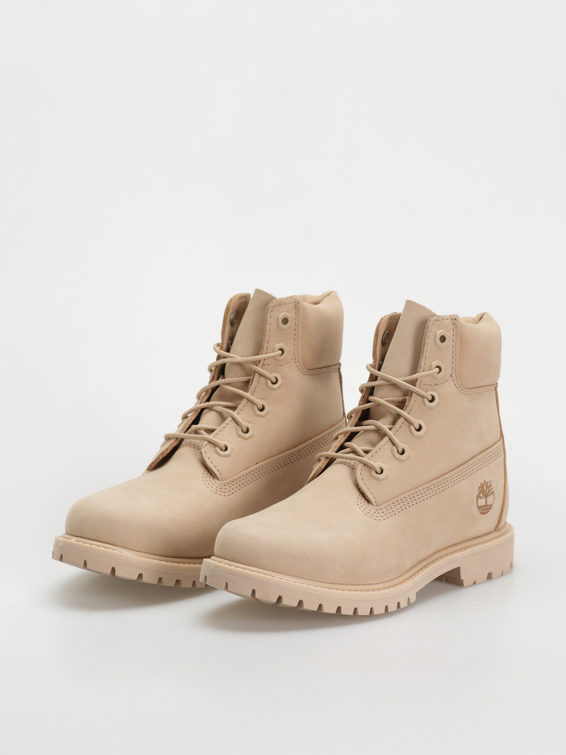 Zimné topánky Timberland Premium 6 Inch Lace Up Waterproof Wmn (light beige nubuck)