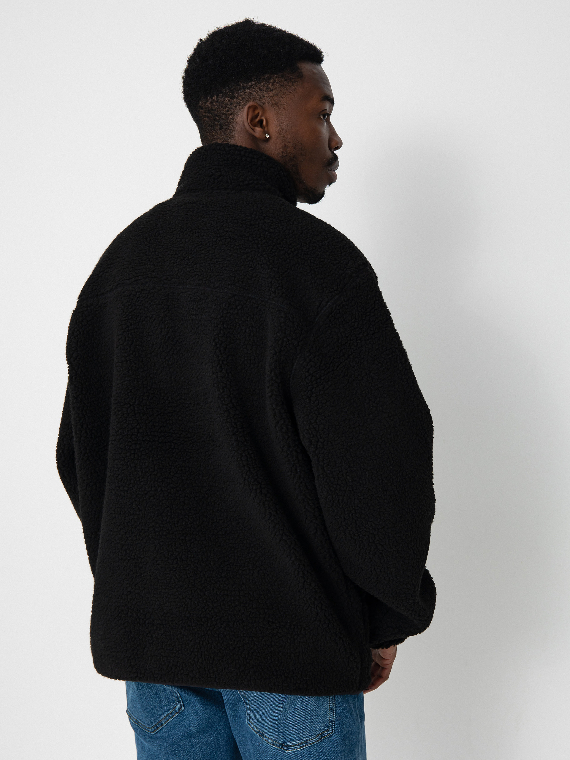 Pánsky Flísová mikina Dickies Mount Hope Quarter Zip (black)