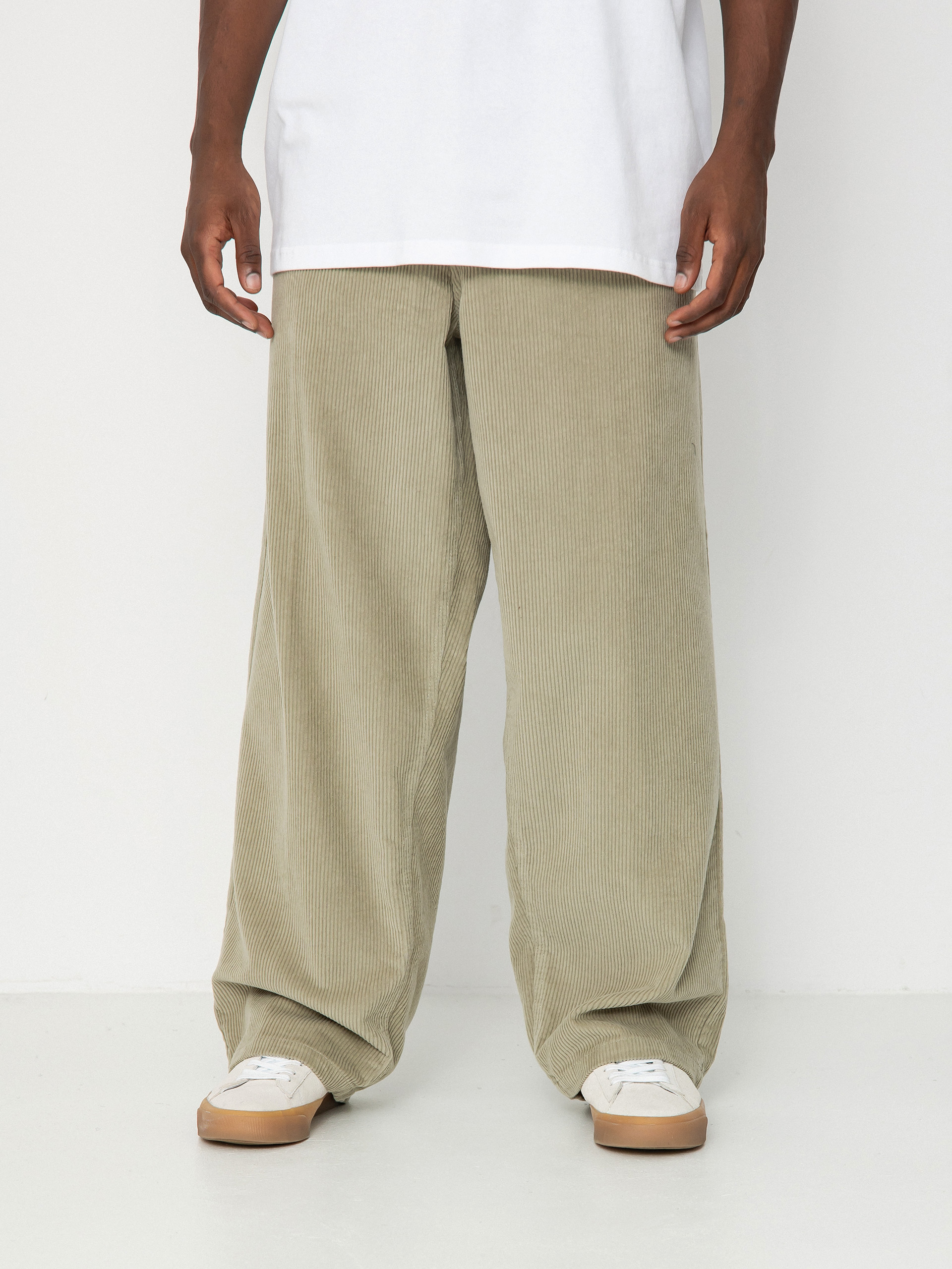Nohavice OBEY Bigwig Baggy Corduroy (abbey stone)