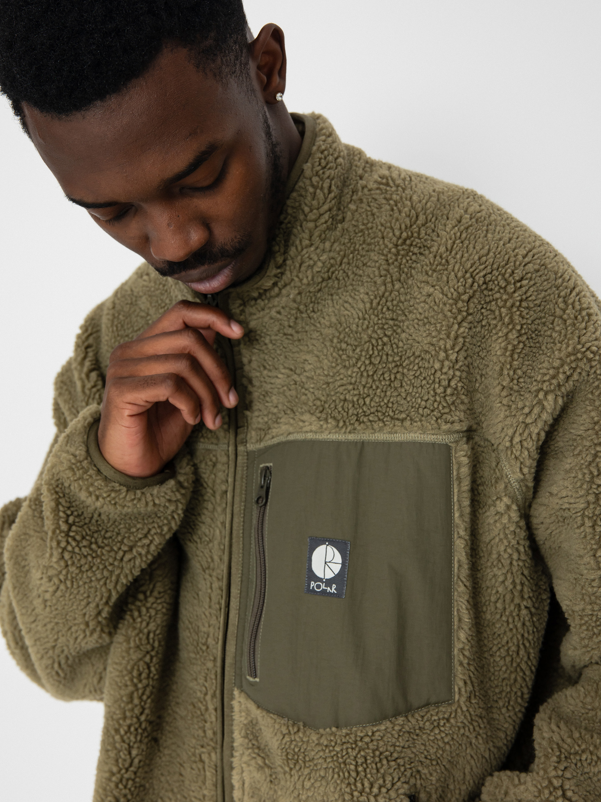 Bunda Polar Skate Kiki (khaki green)