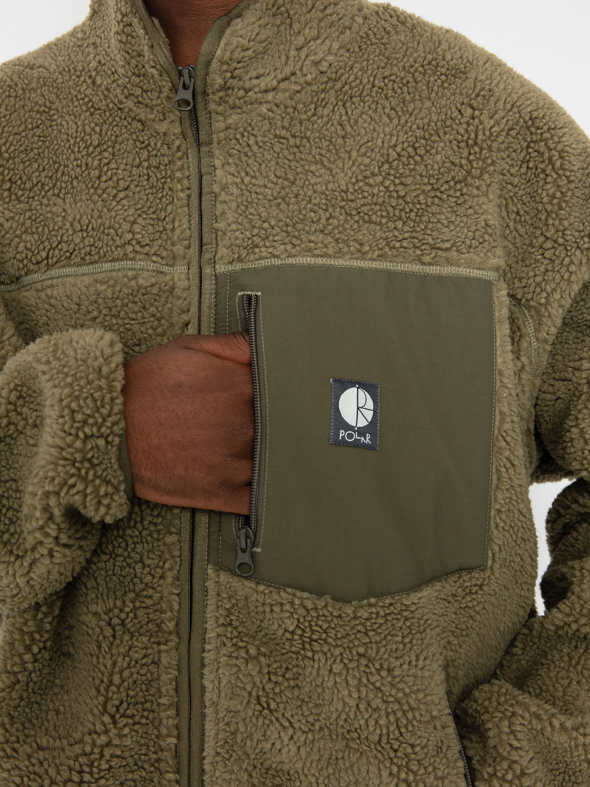 Bunda Polar Skate Kiki (khaki green)