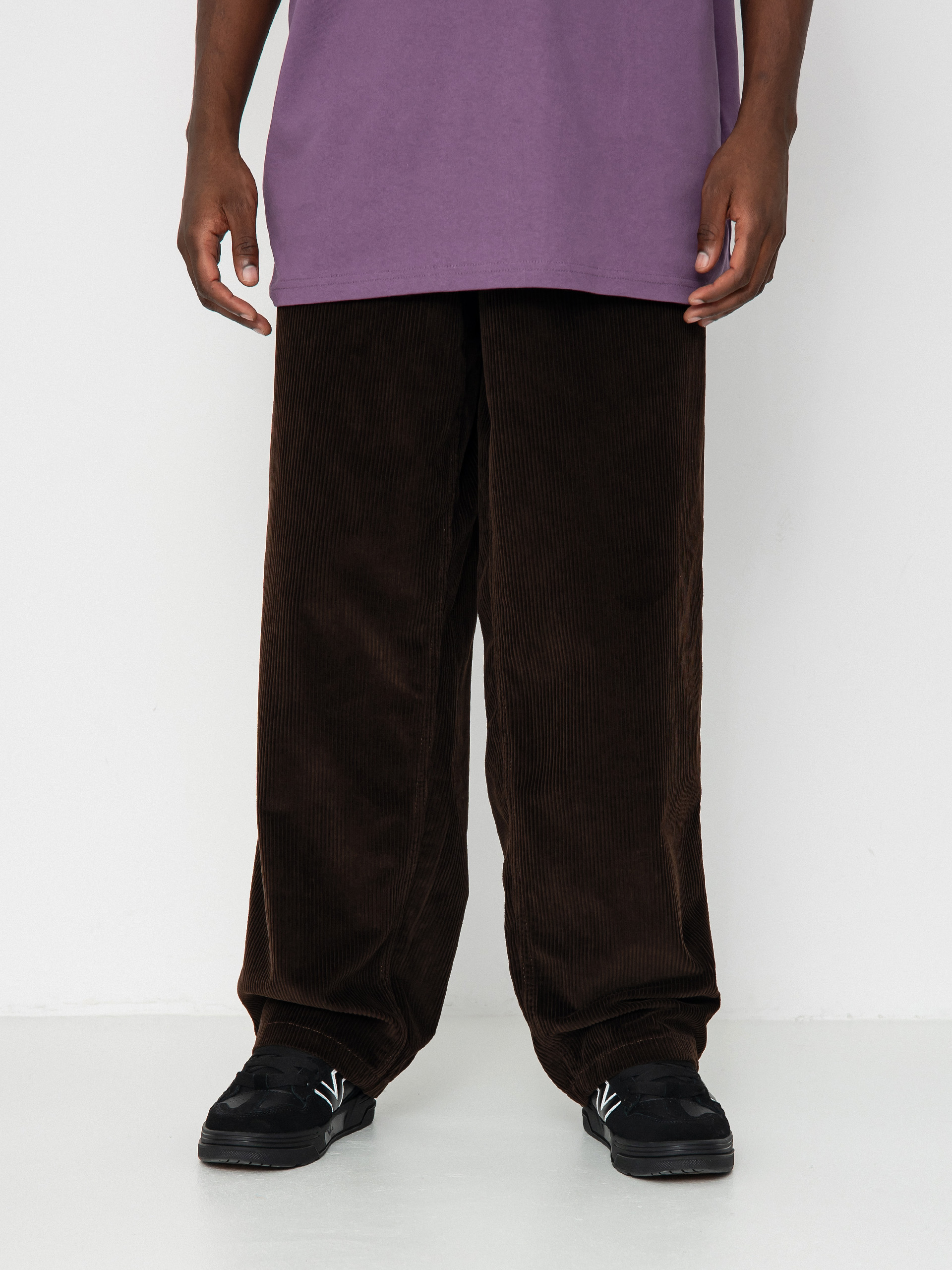 Nohavice Polar Skate Big Boy Cord (chocolate)