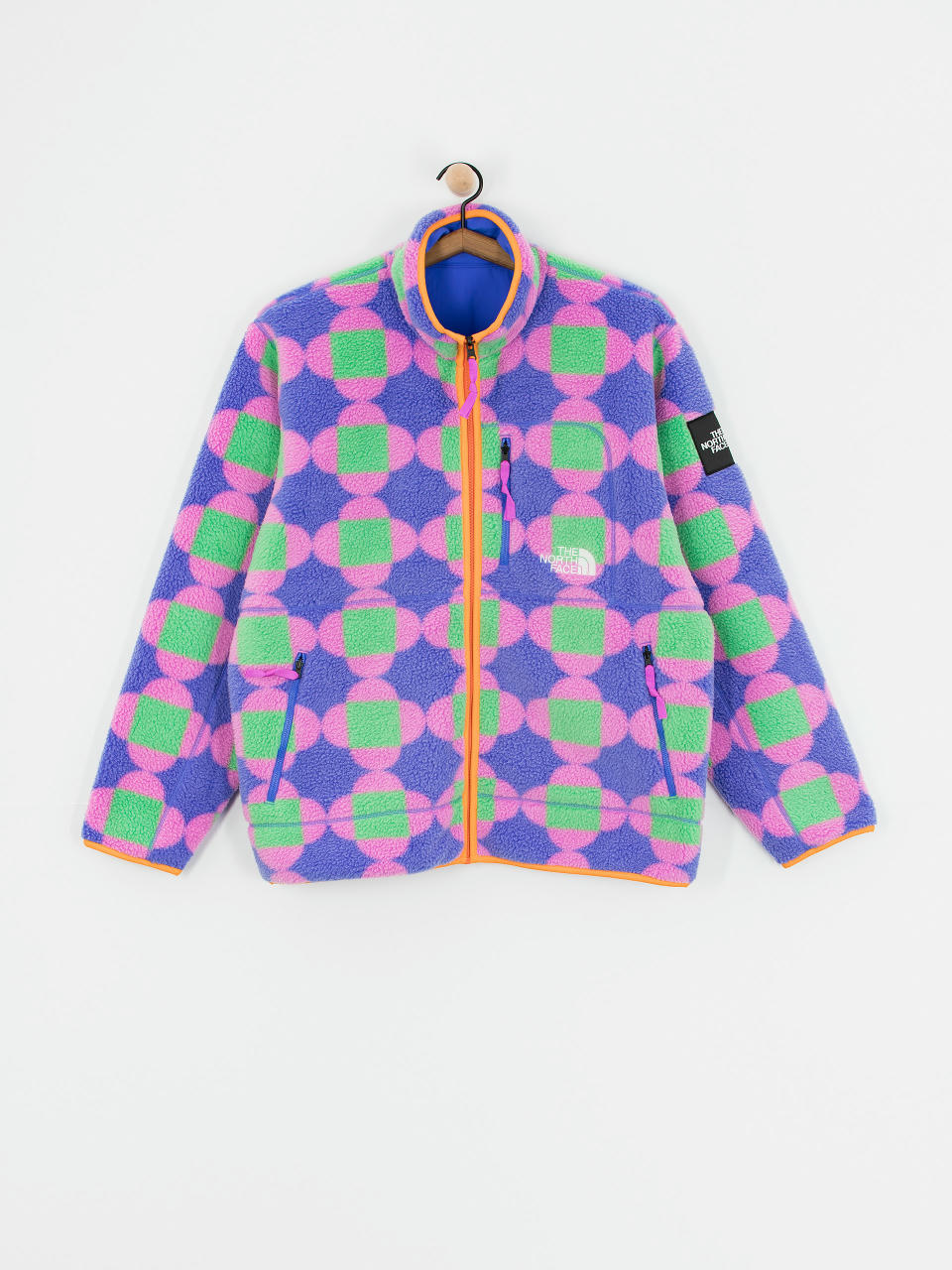 Bunda The North Face X Yinka Ilori Reversible Fleece (solar blue lets blossom)