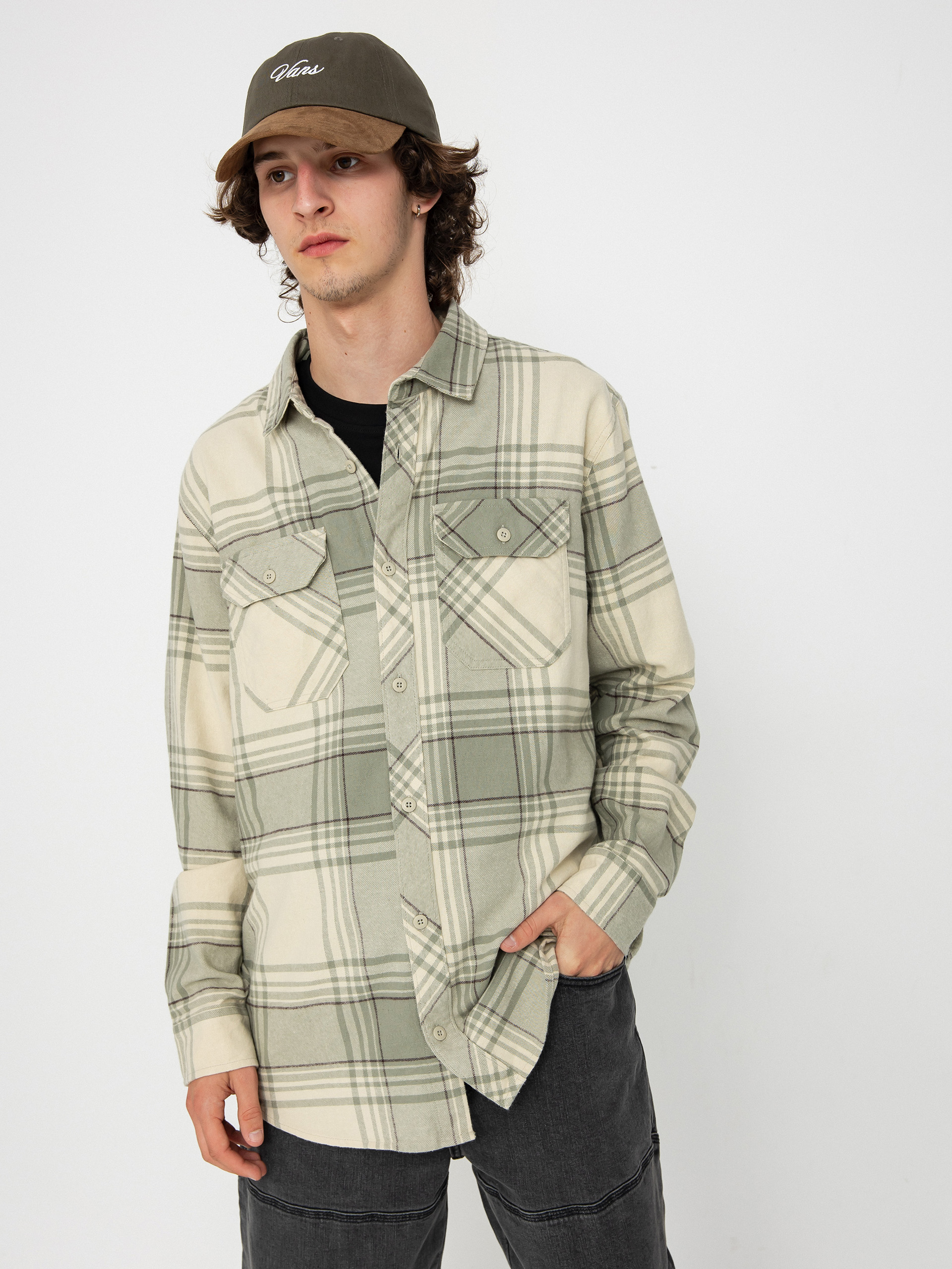 Košeľa Fox Traildust Flannel (cream)