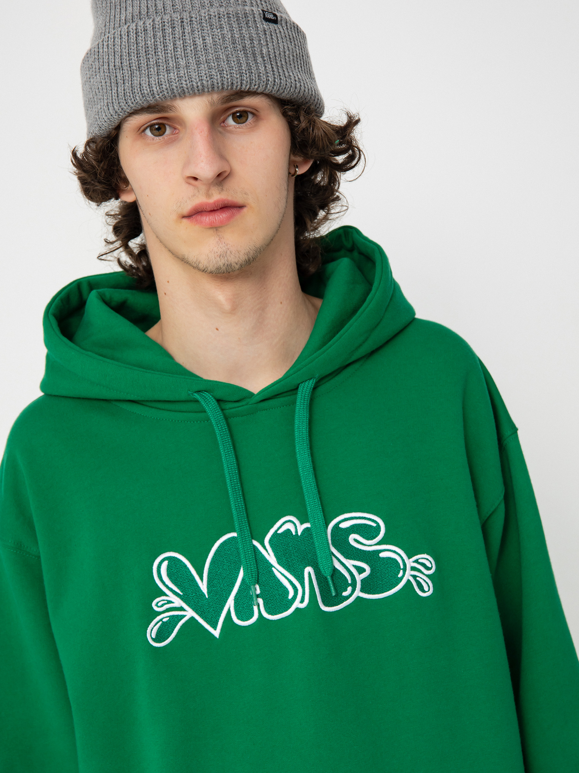 Mikina s kapucňou Vans Caps Loose HD (verdant green)