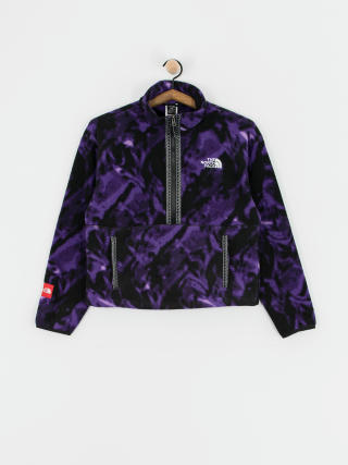 Flísová mikina The North Face Tnf Fleeski 1/4 Zip Wmn (peak purple 3d summit m)