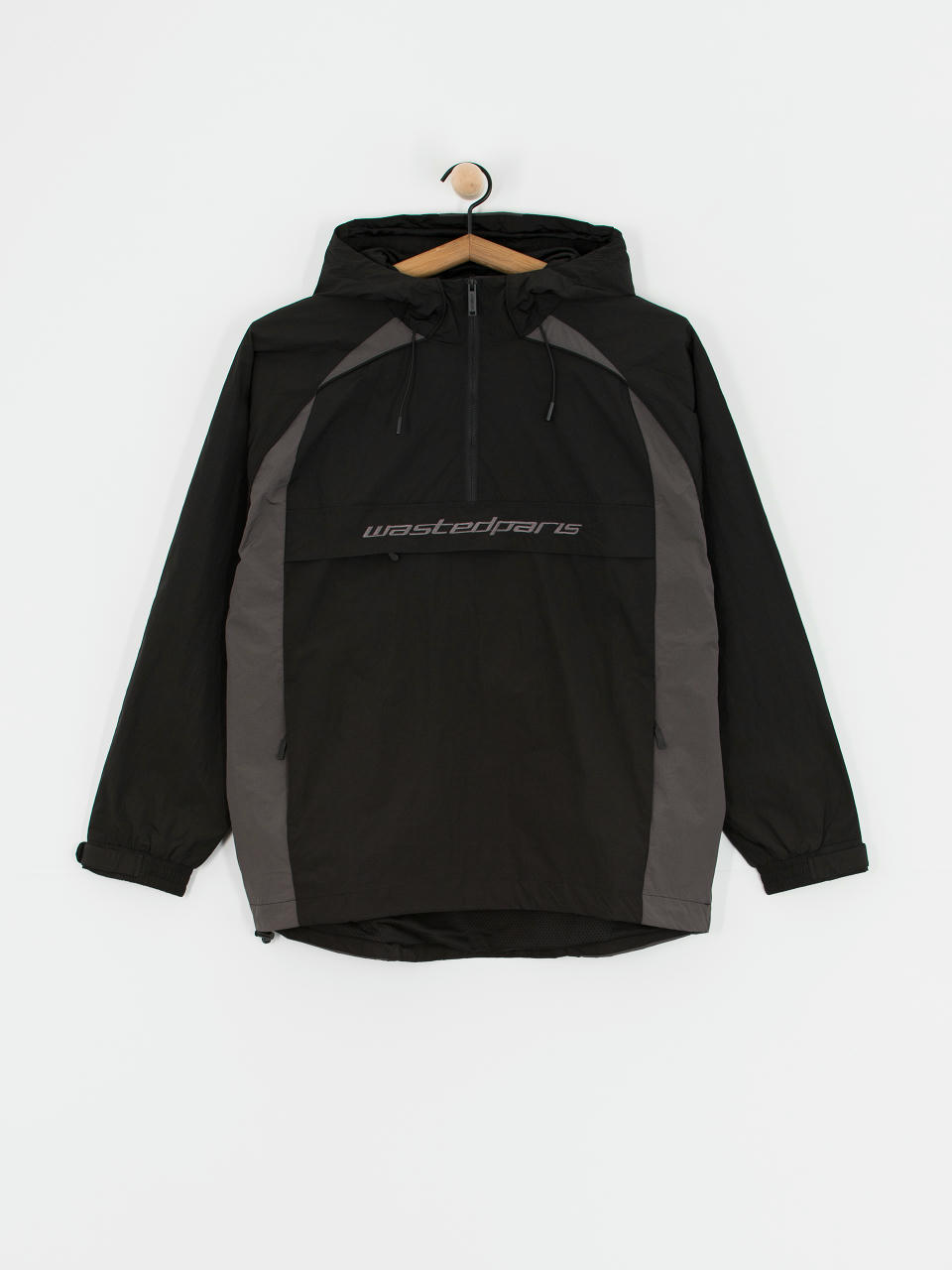 Bunda Wasted Paris Arena Windbreaker (black/charcoal)