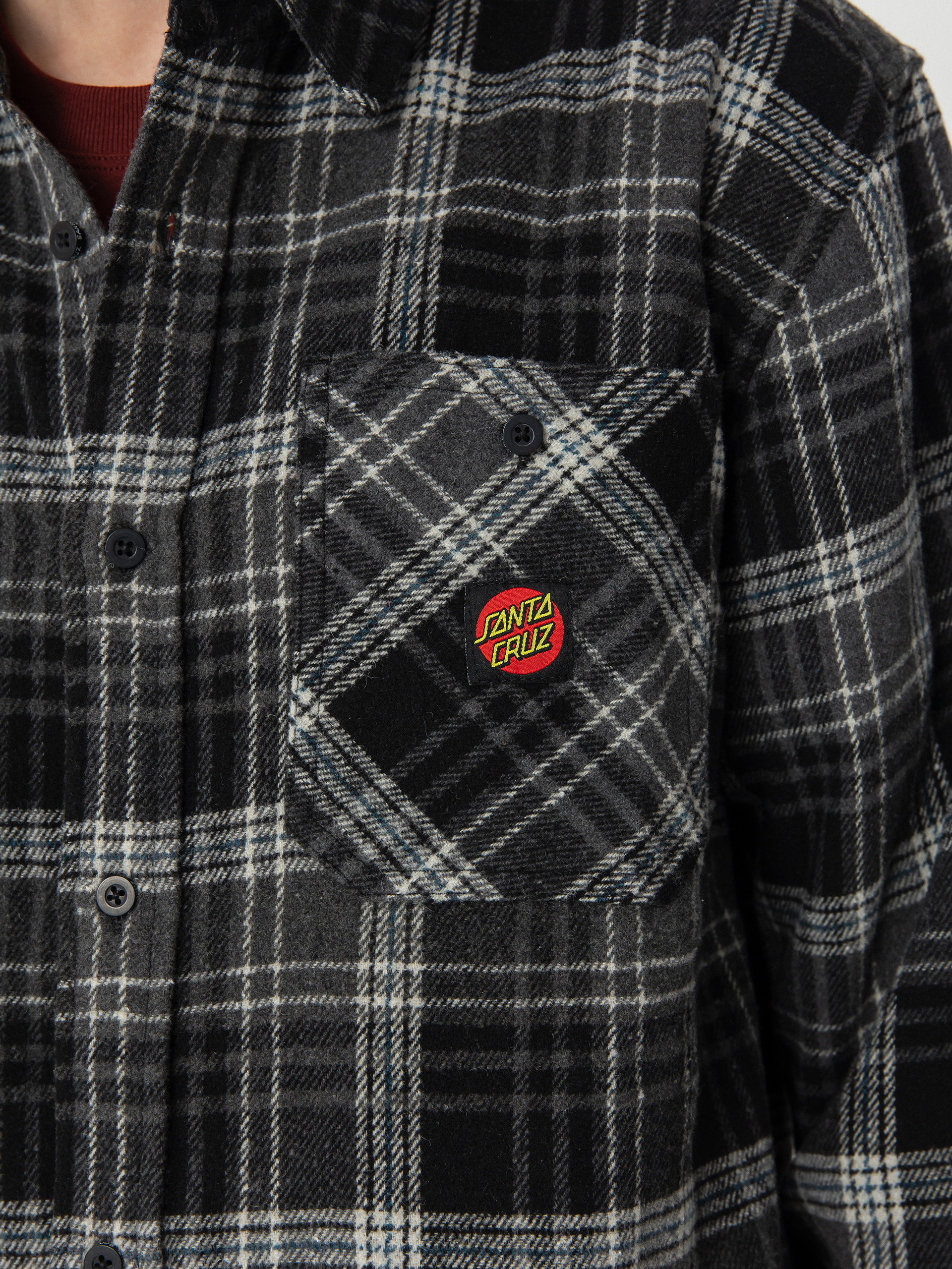 Košeľa Santa Cruz Apex (black check)