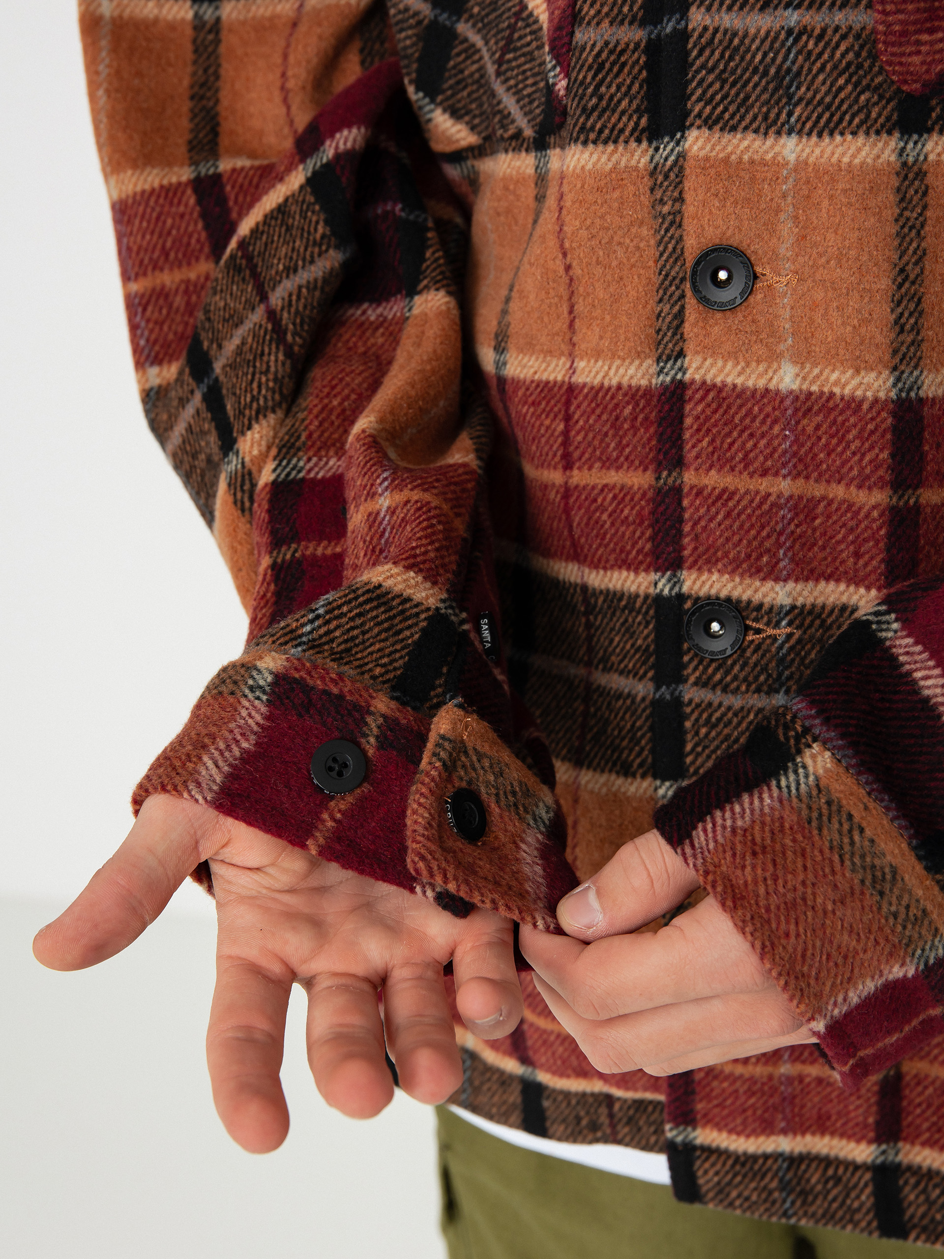 Košeľa Santa Cruz Lodge (burnt orange check)