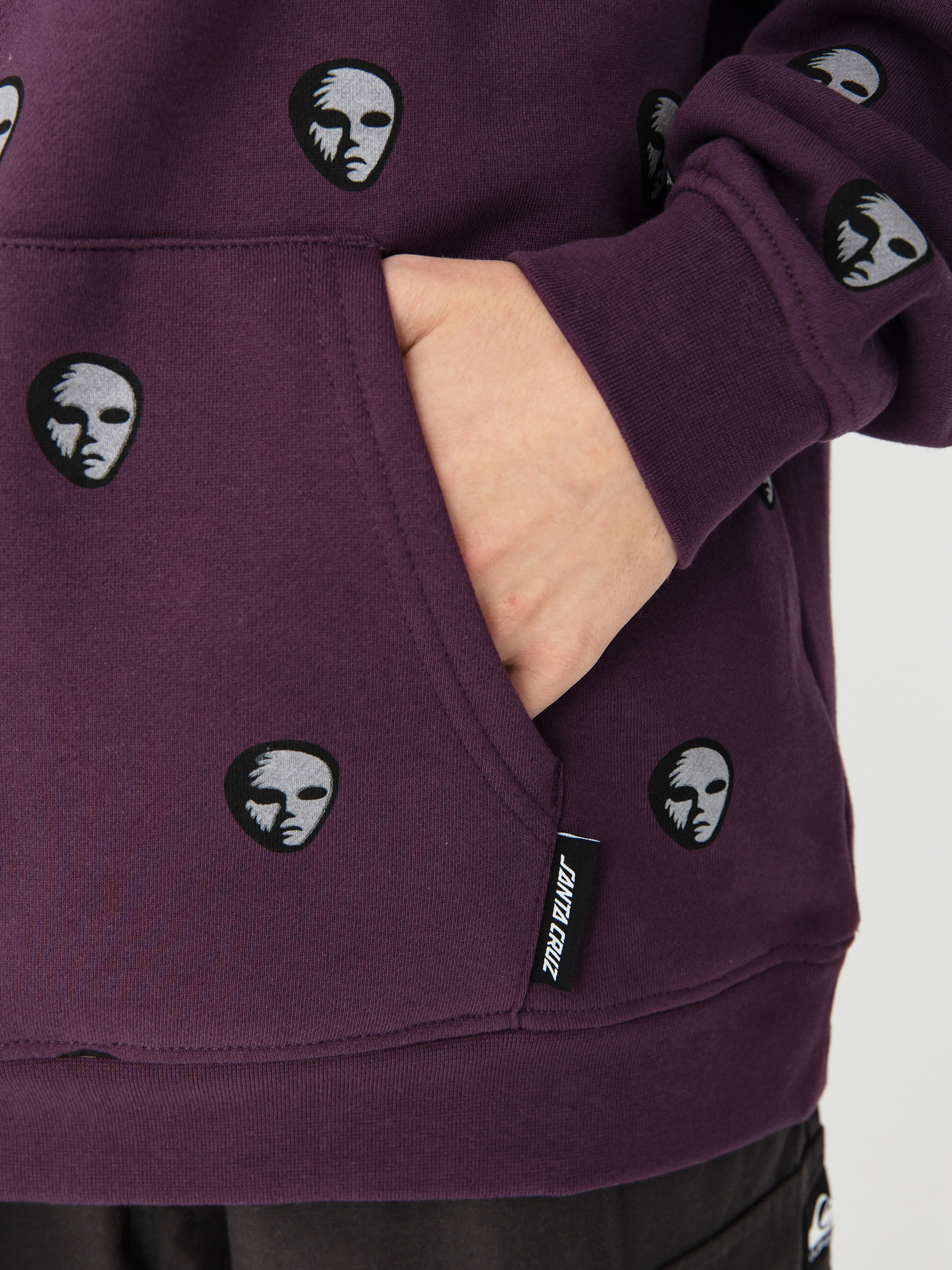 Mikina Santa Cruz Watcher (blackcurrant)