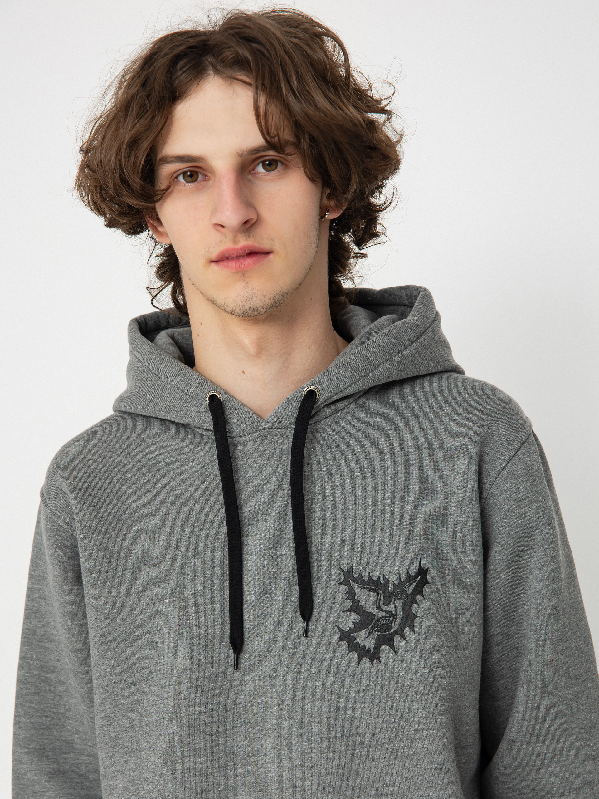 Mikina s kapucňou Nervous Alive HD (grey)