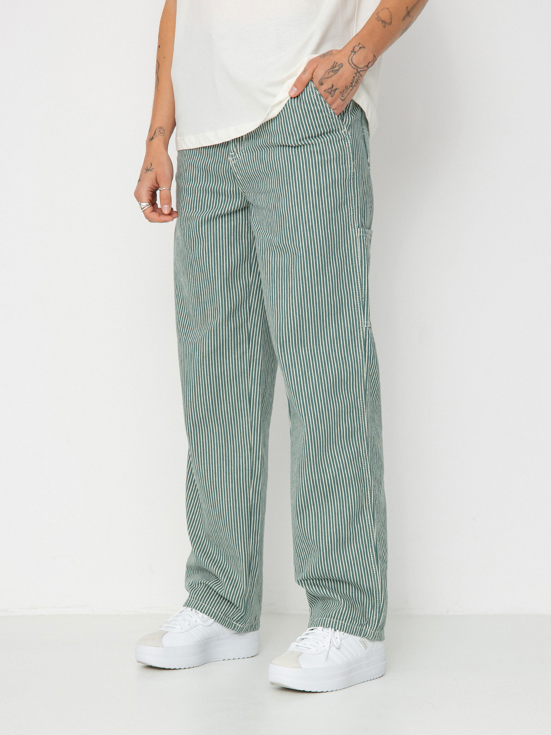 Nohavice Dickies Hickory Wmn (lincoln green)