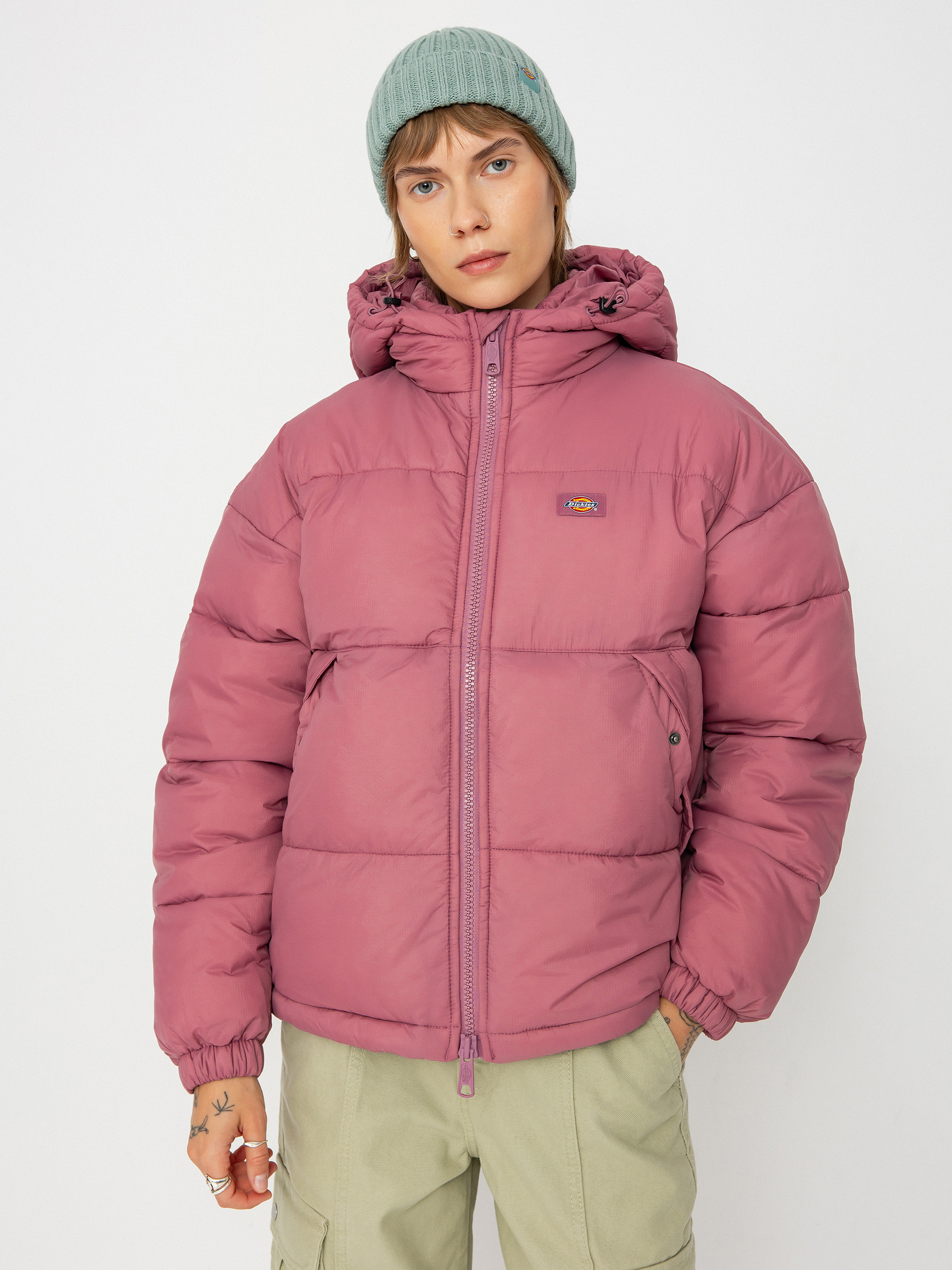 Bunda Dickies Alatna Oversized Puffer Wmn (mellow mauve)