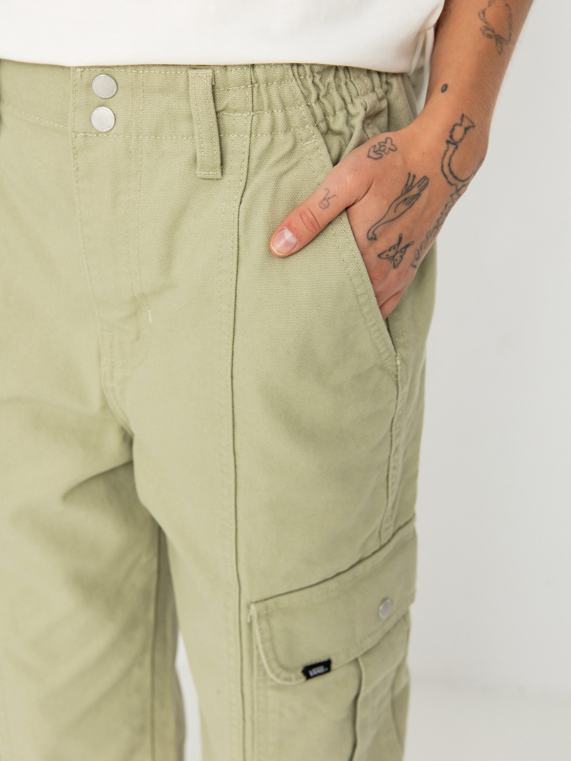 Nohavice Vans Sidewalk Wmn (elm)