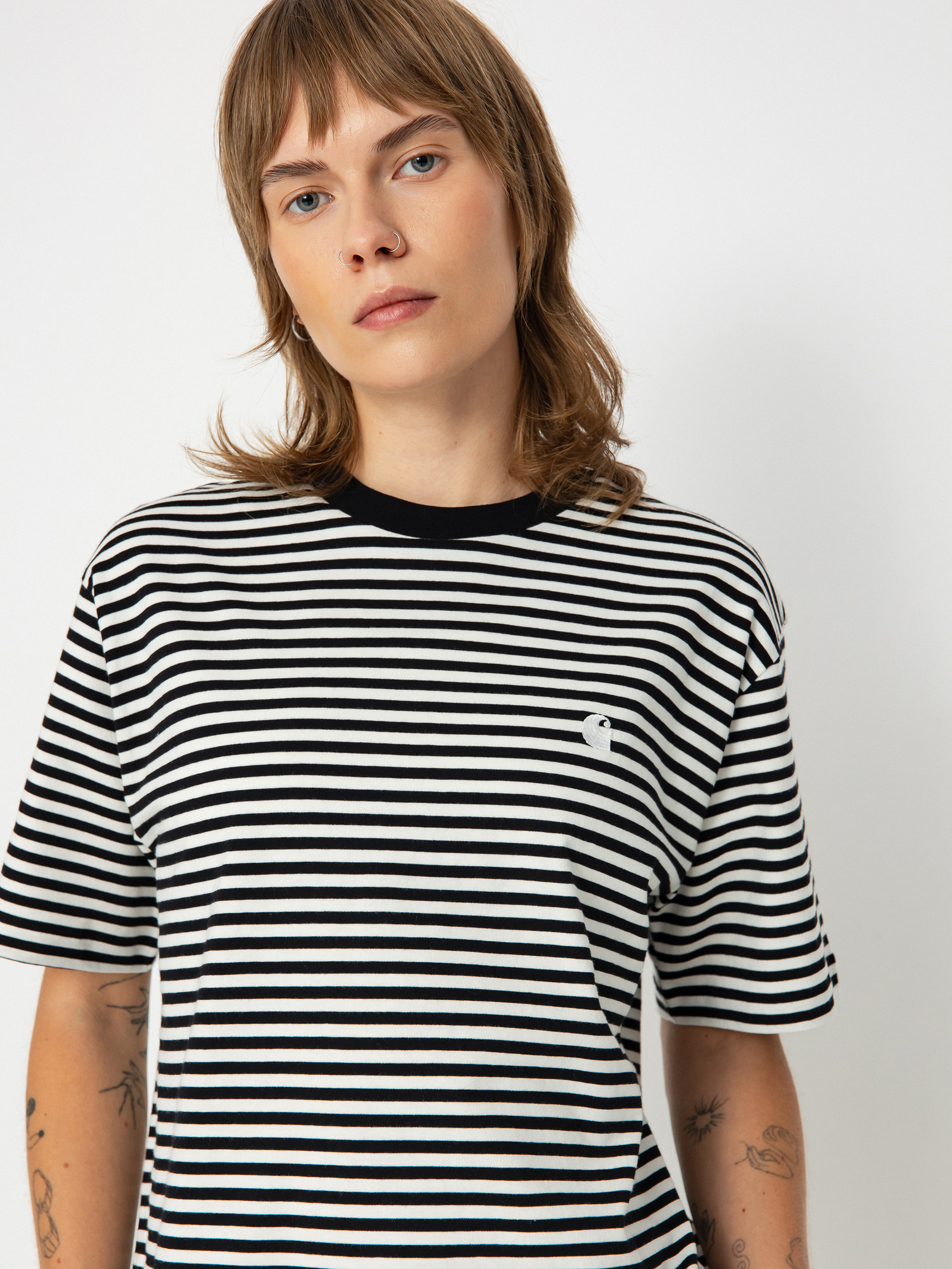 Tričko Carhartt WIP Verner Wmn (verner stripe/black/wax)