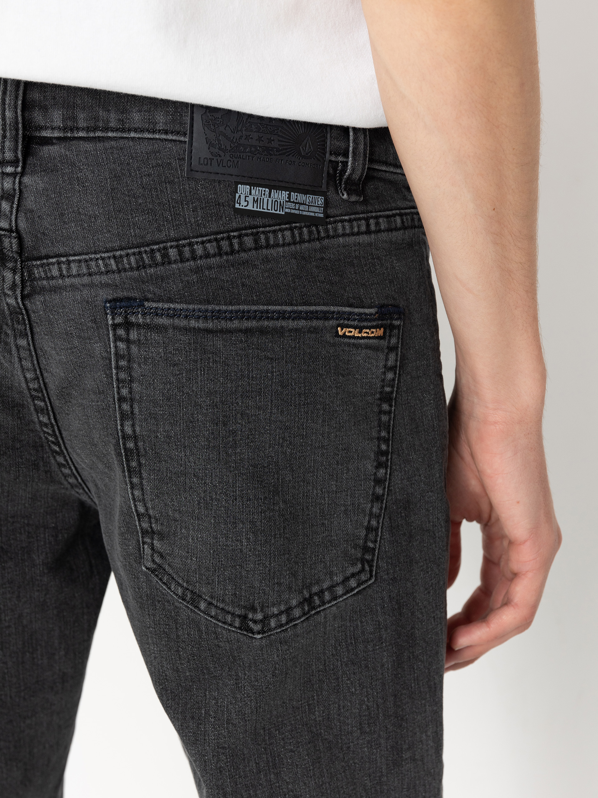 Nohavice Volcom Vorta Denim (neutral grey)