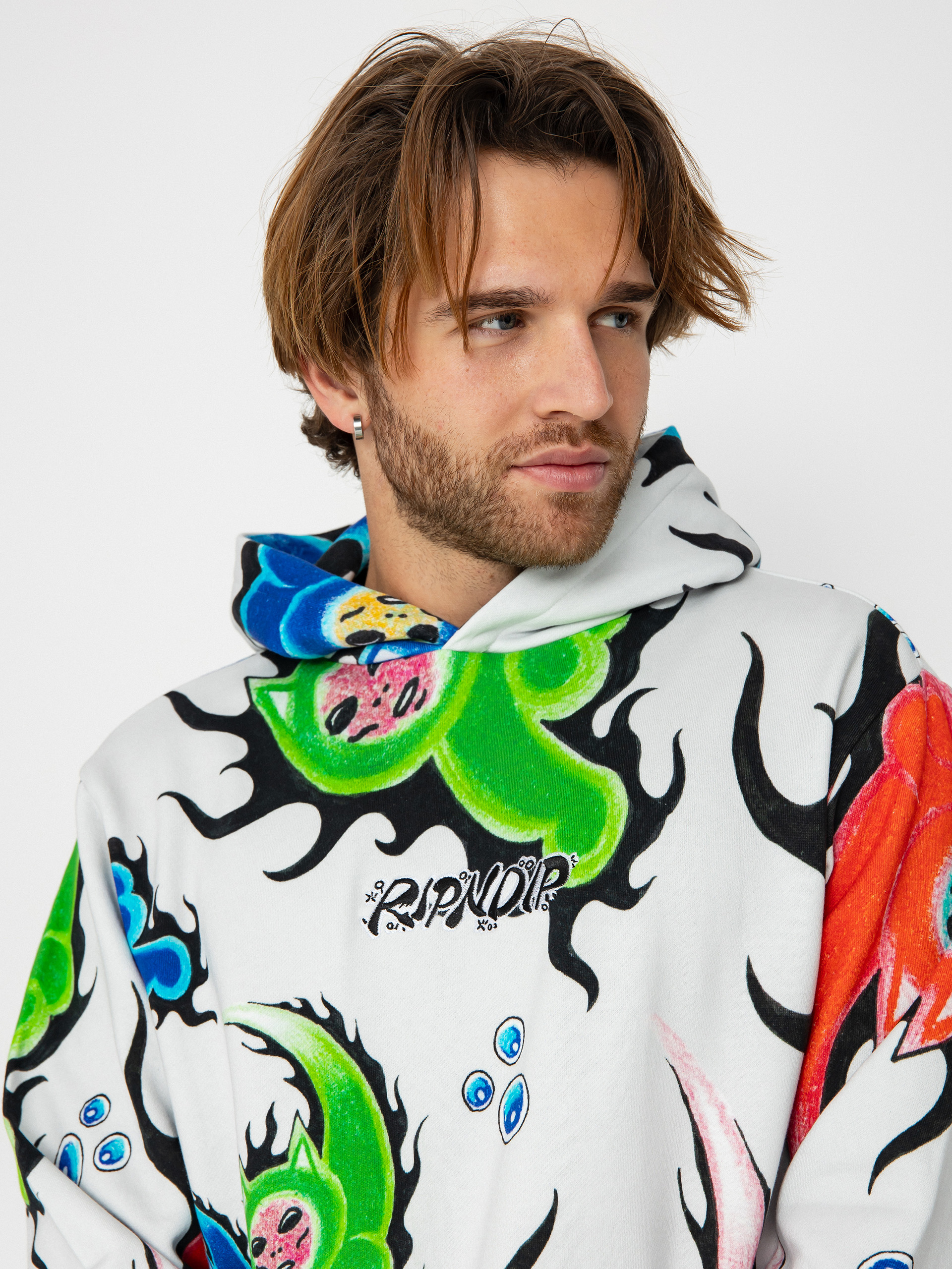 Mikina s kapucňou RipNDip Ember HD (dusty grey)