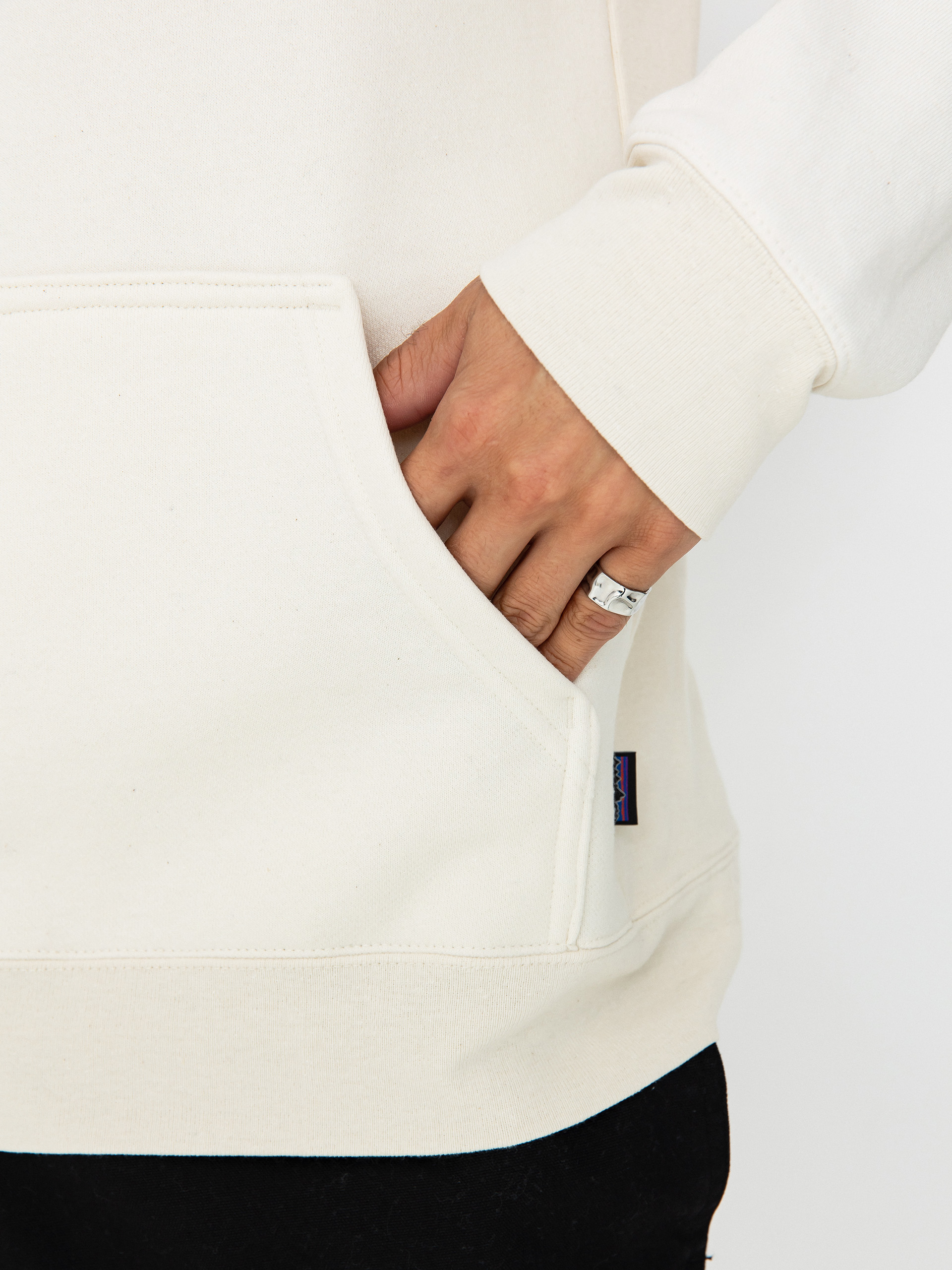 Mikina s kapucňou Patagonia Chouinard Crest Uprisal HD (birch white)