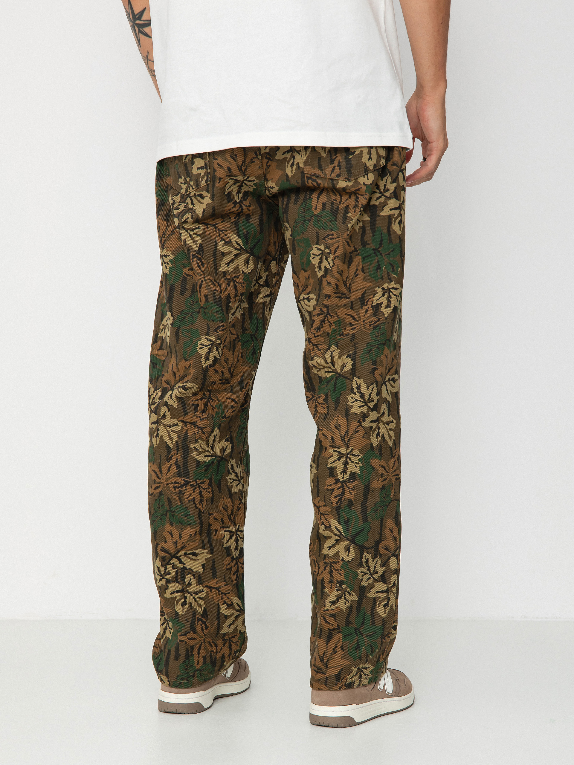 Nohavice OBEY Hardwork Printed Denim (mulled basil multi)