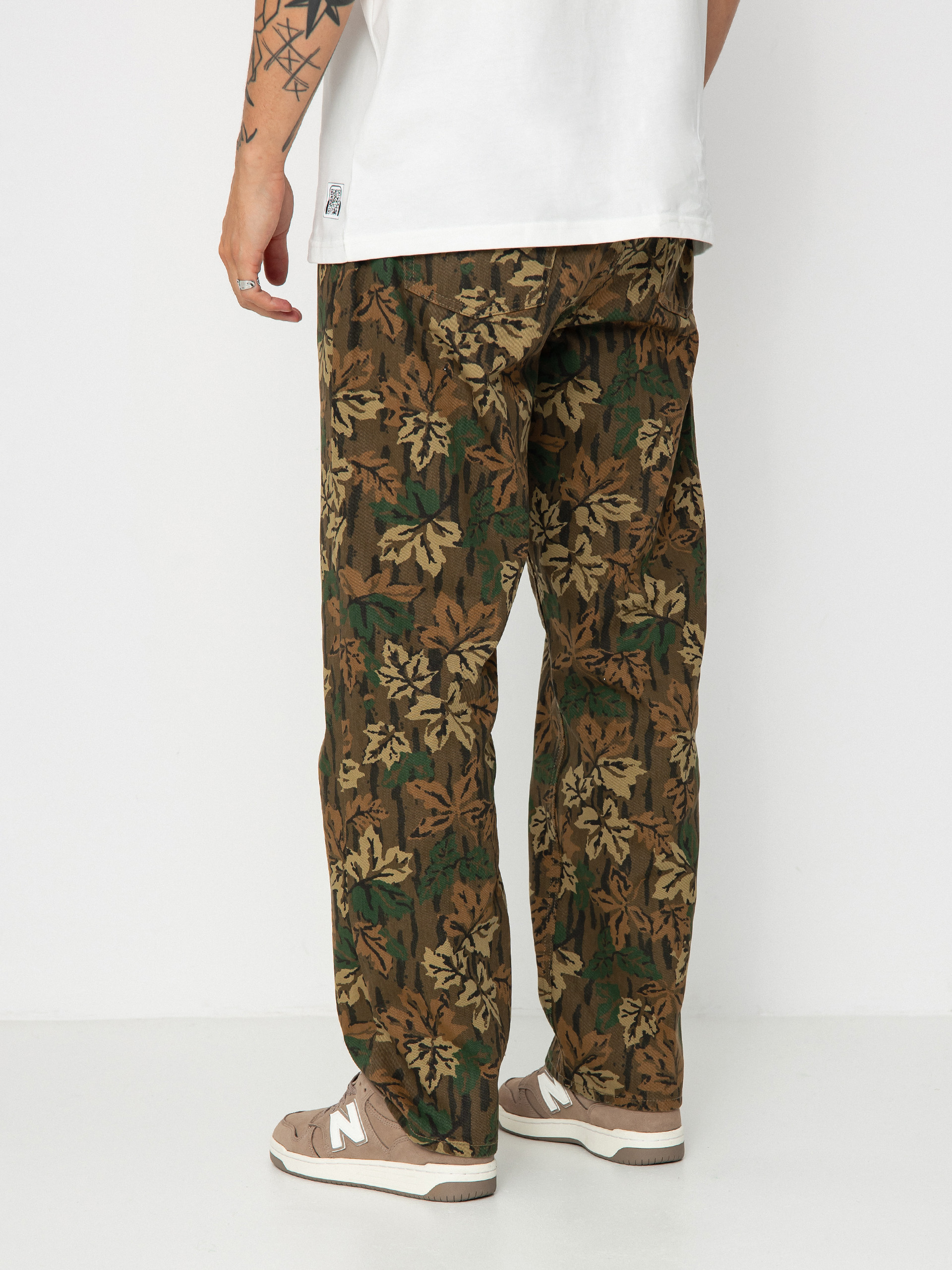 Nohavice OBEY Hardwork Printed Denim (mulled basil multi)