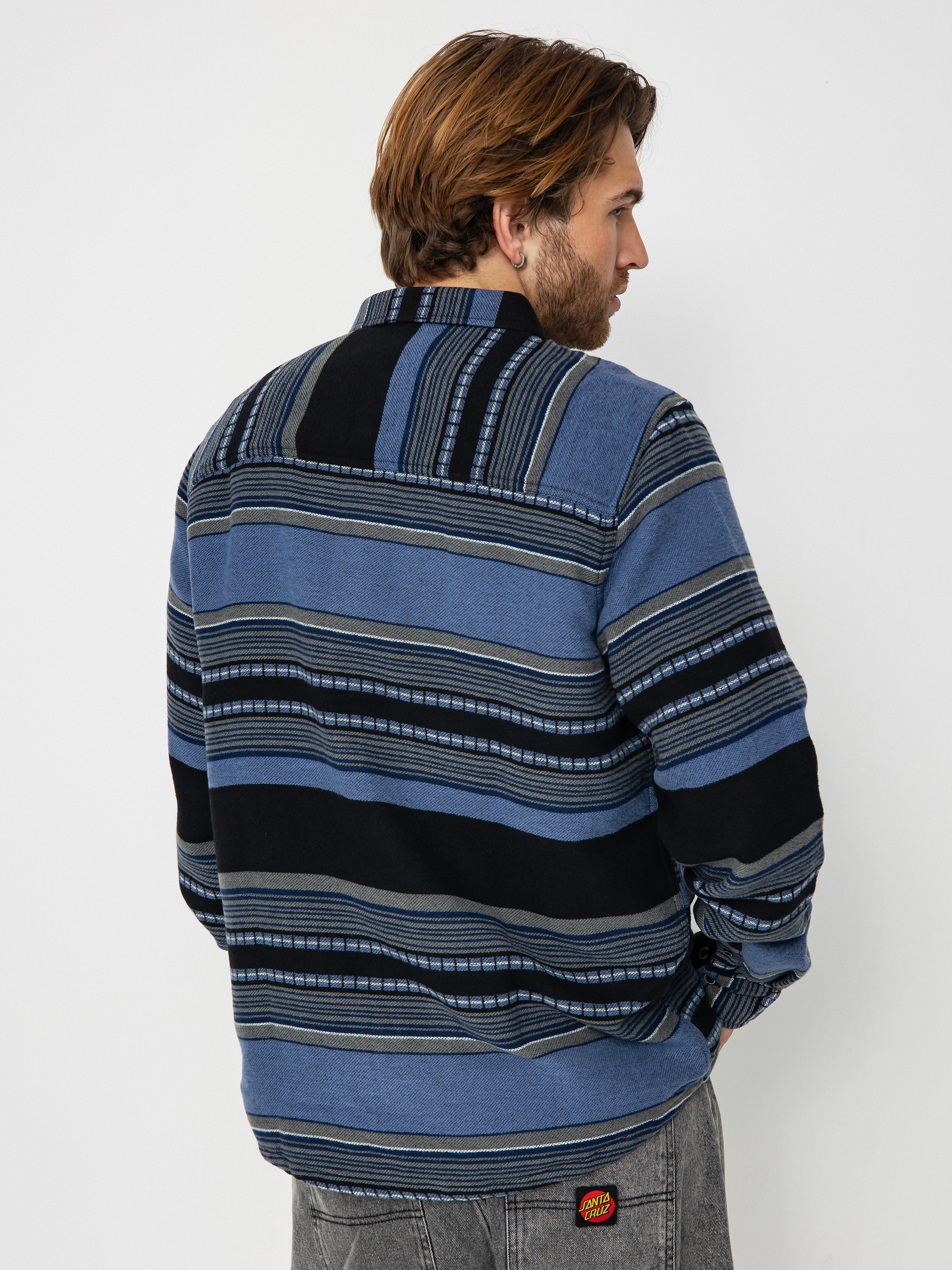 Košeľa Iriedaily Santania (navy grey)