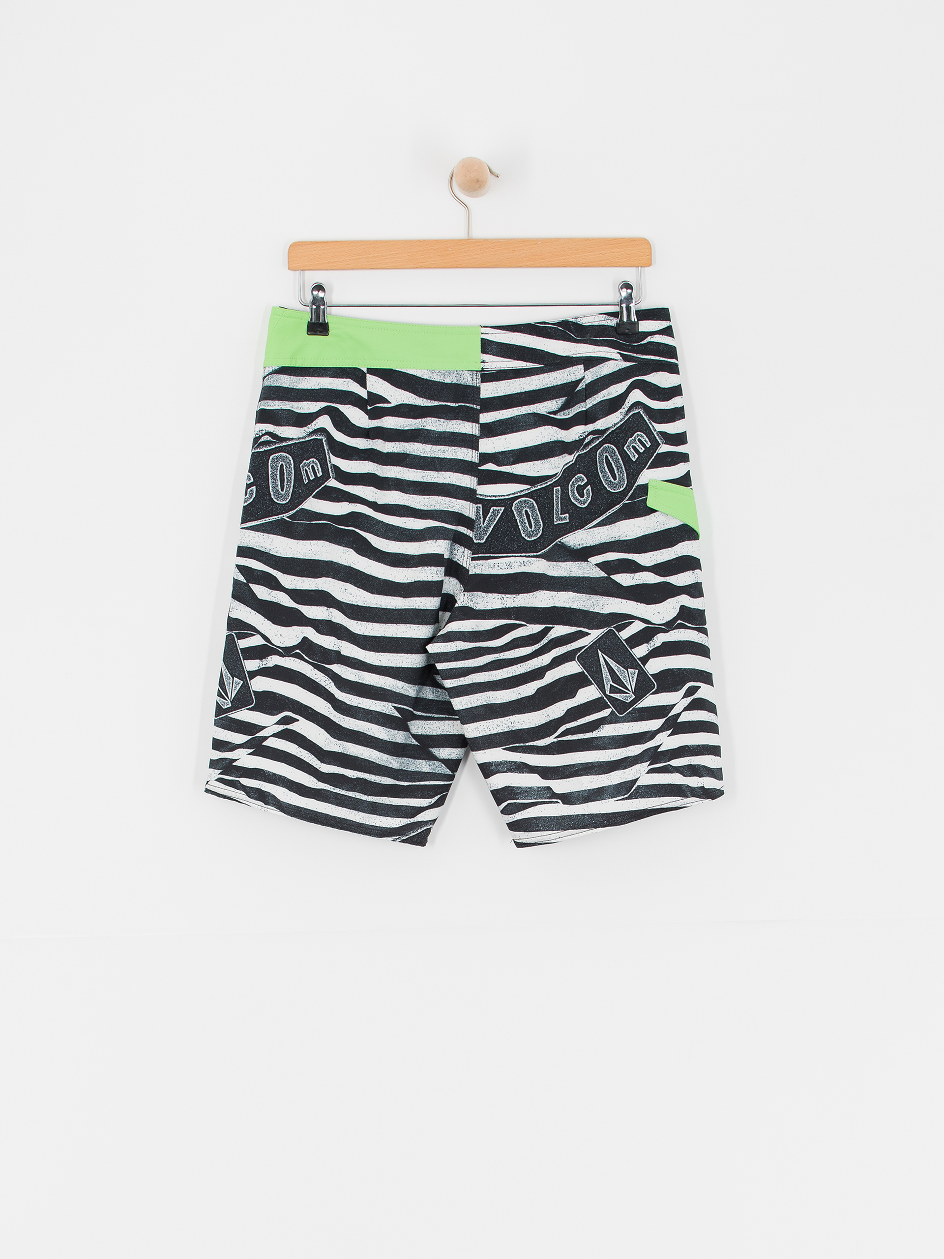 Plážové kraťasy Volcom Lido Print Mod 20 (electric green)